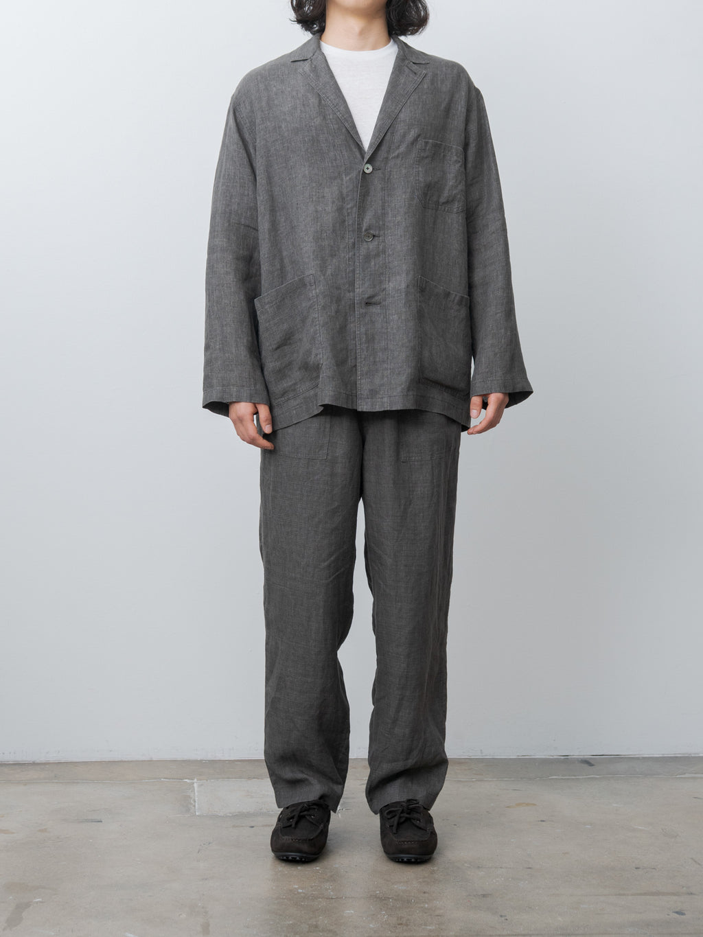Namu Shop - Yleve Linen Poplin JK - Sumi
