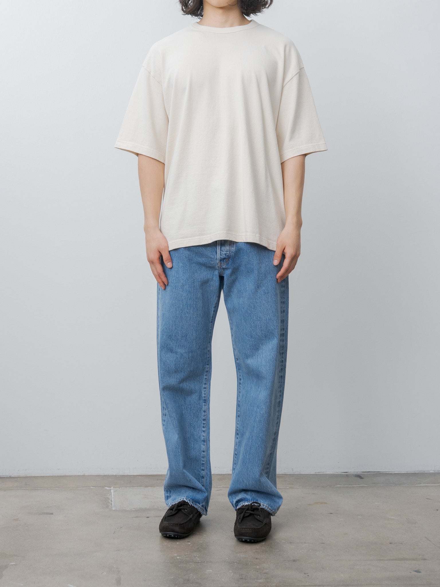 Namu Shop - Blurhms Co/Silk S/S Nep Tee - Ivory