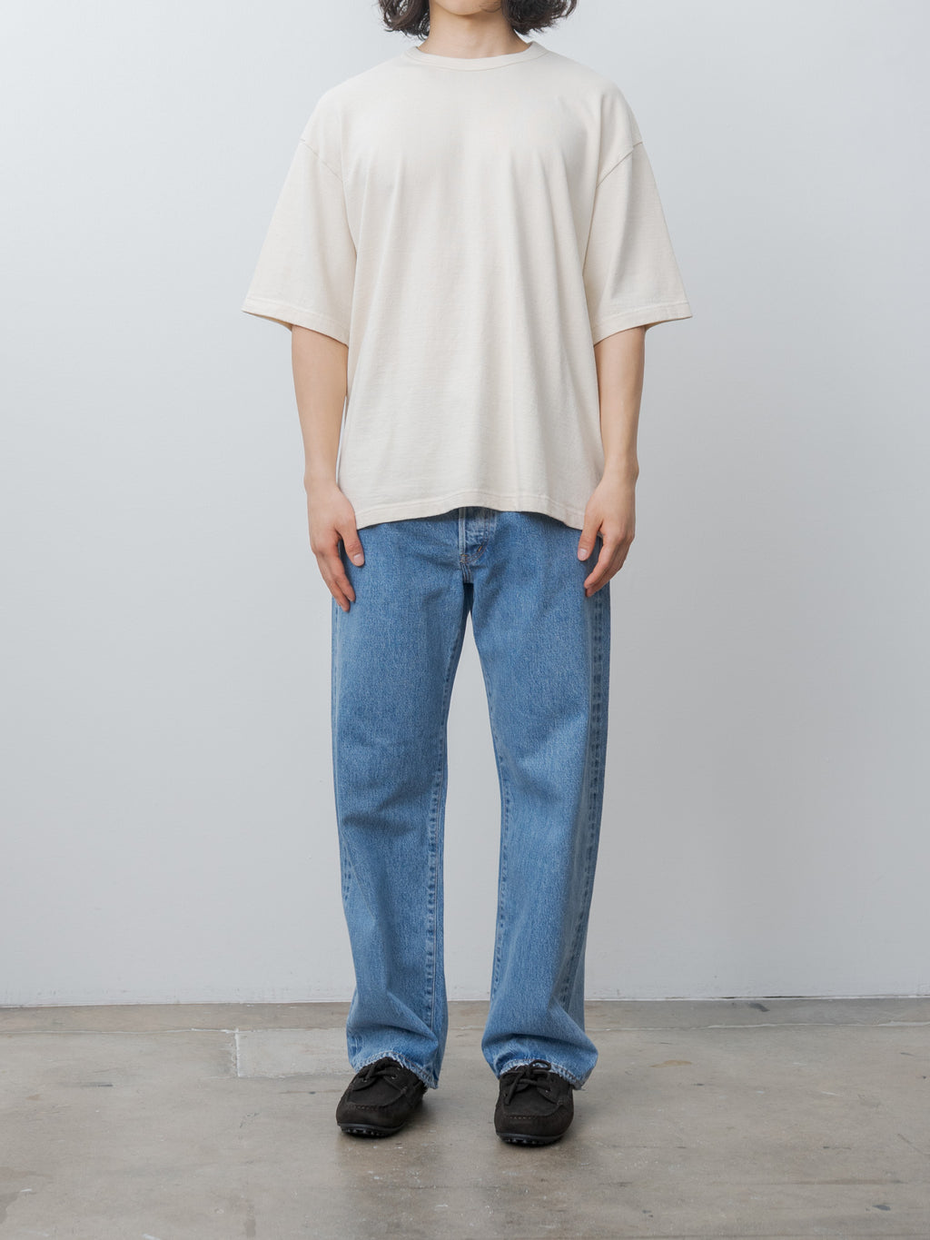 Namu Shop - Blurhms Co/Silk S/S Nep Tee - Ivory