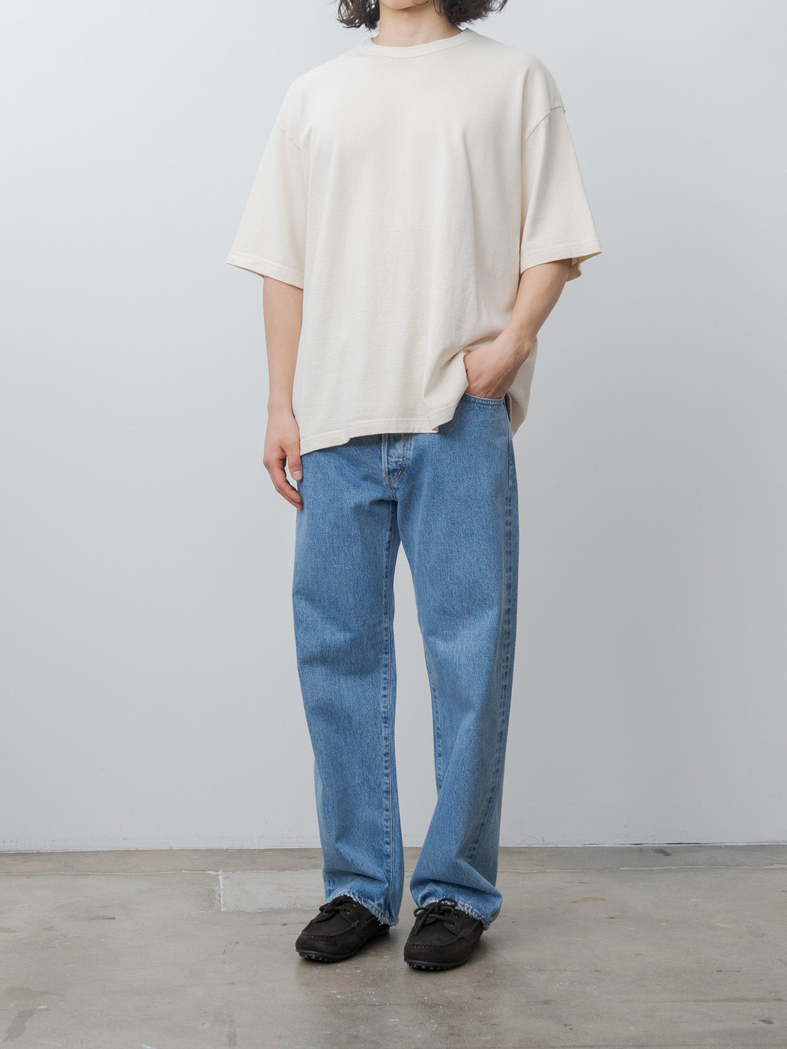 Namu Shop - Blurhms Co/Silk S/S Nep Tee - Ivory