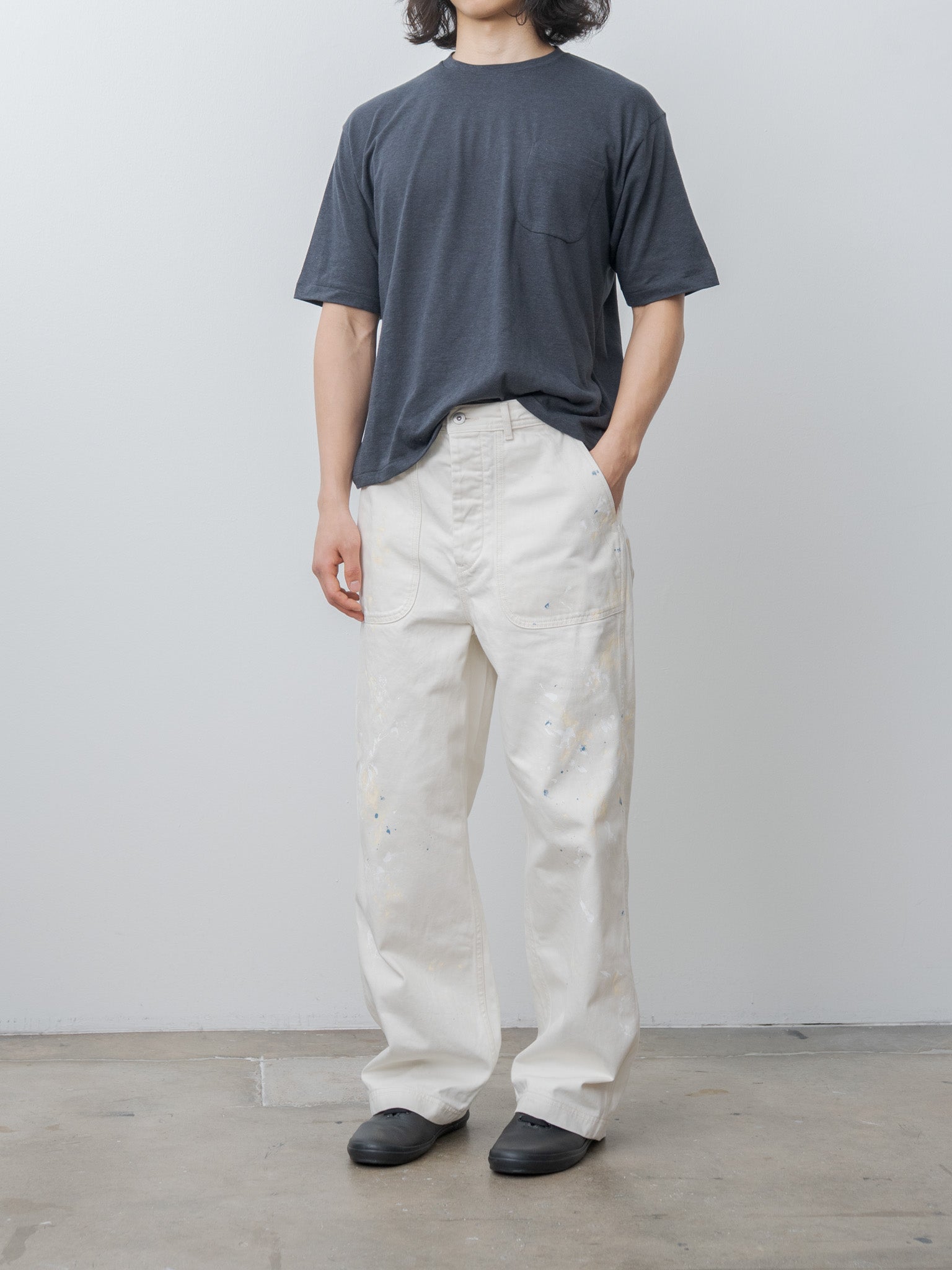Namu Shop - Yleve Hand Paint Denim M45 PT - Ceramic