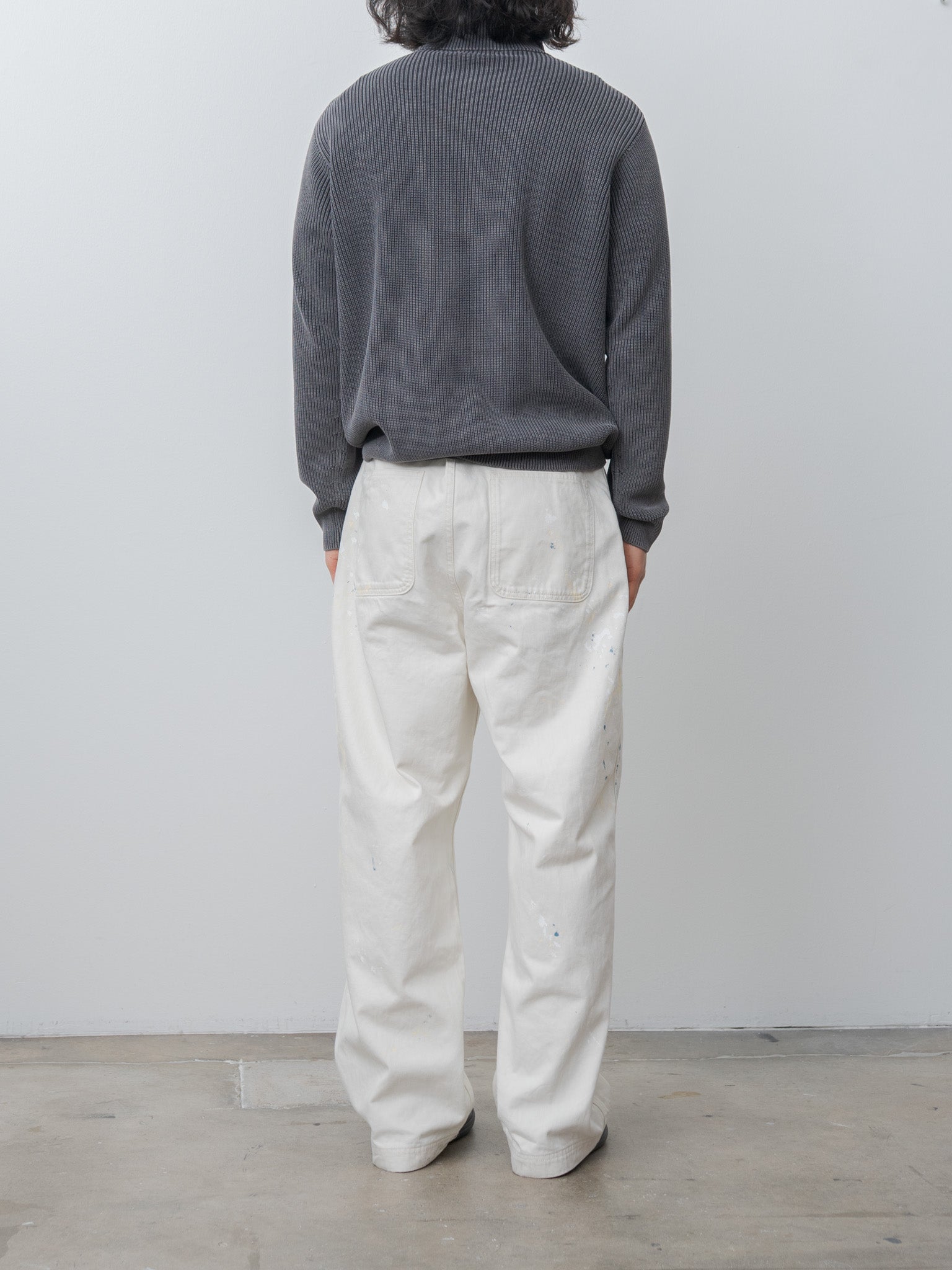 Namu Shop - Yleve Faded Stonewash KN Zip P/O - Faded Charcoal