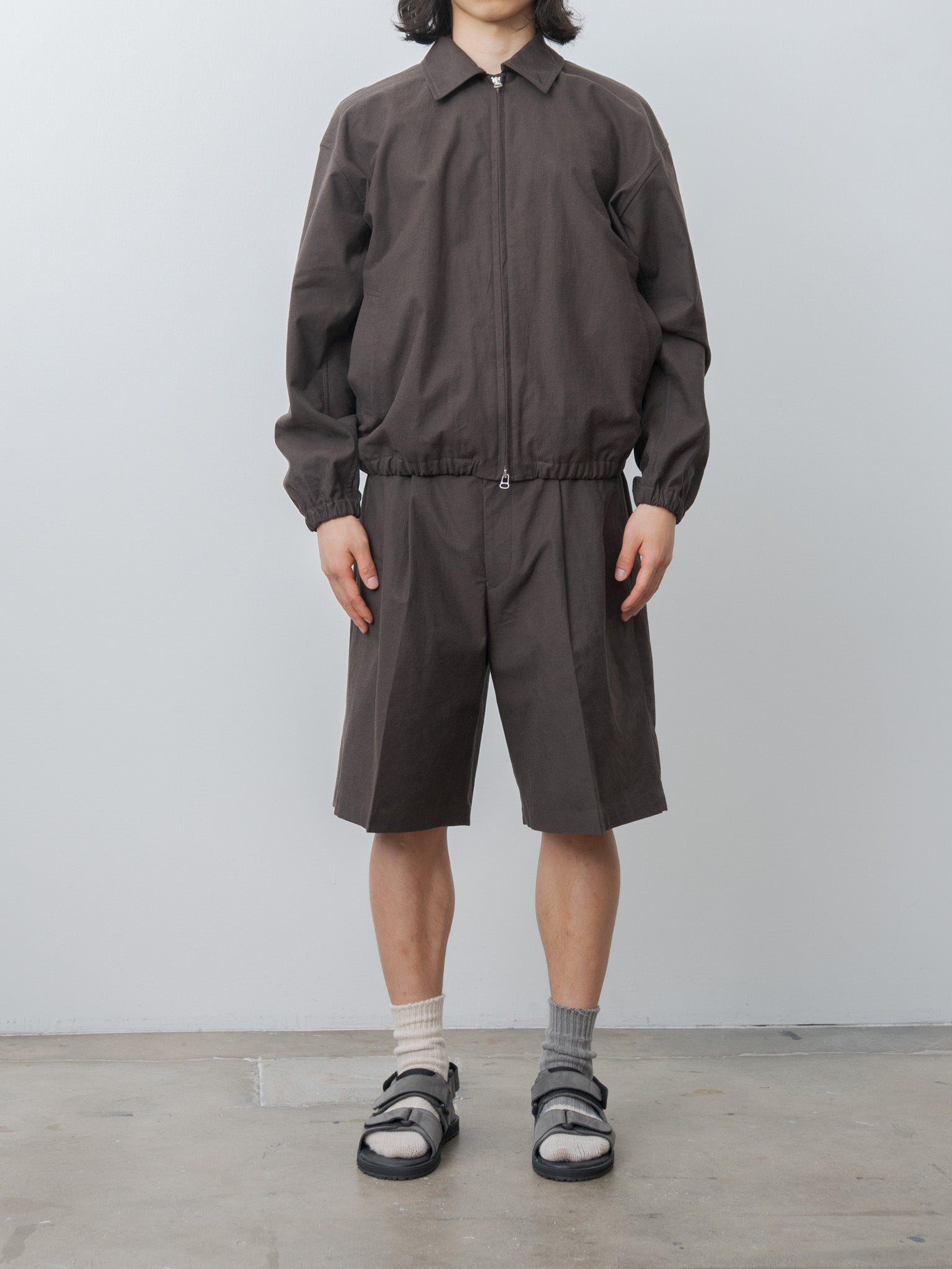 Namu Shop - Yoko Sakamoto Zip Blouson - Brown (L)