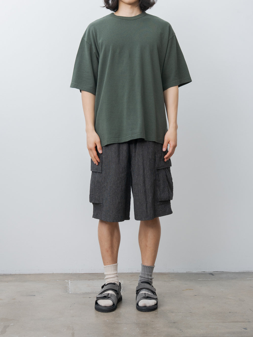 Namu Shop - Blurhms Cotton Mix Nep 6P Shorts - Black