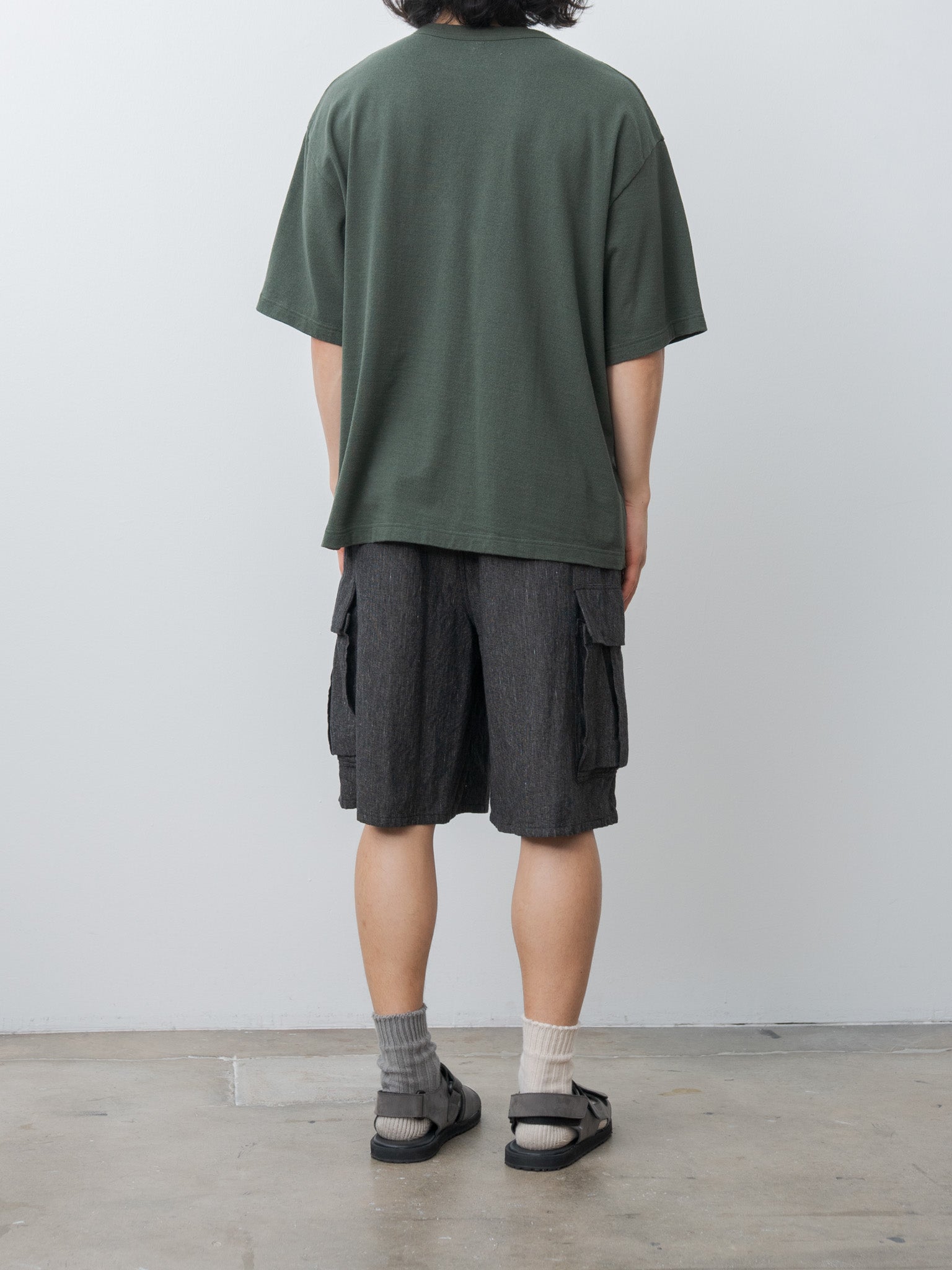 Namu Shop - Blurhms Co/Silk S/S Nep Tee - Khaki