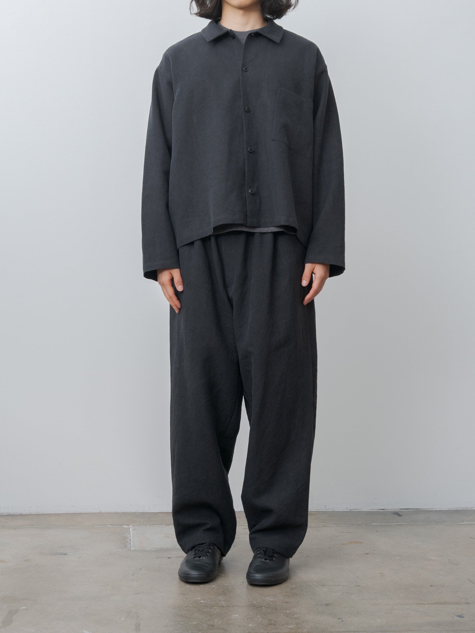 Namu Shop - Yoko Sakamoto Work Blouse - Black
