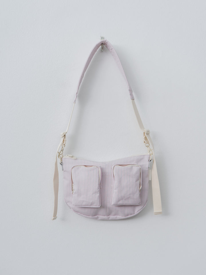 Namu Shop - Amiacalva Cotton Polyester Bodybag S - Stripe Pink