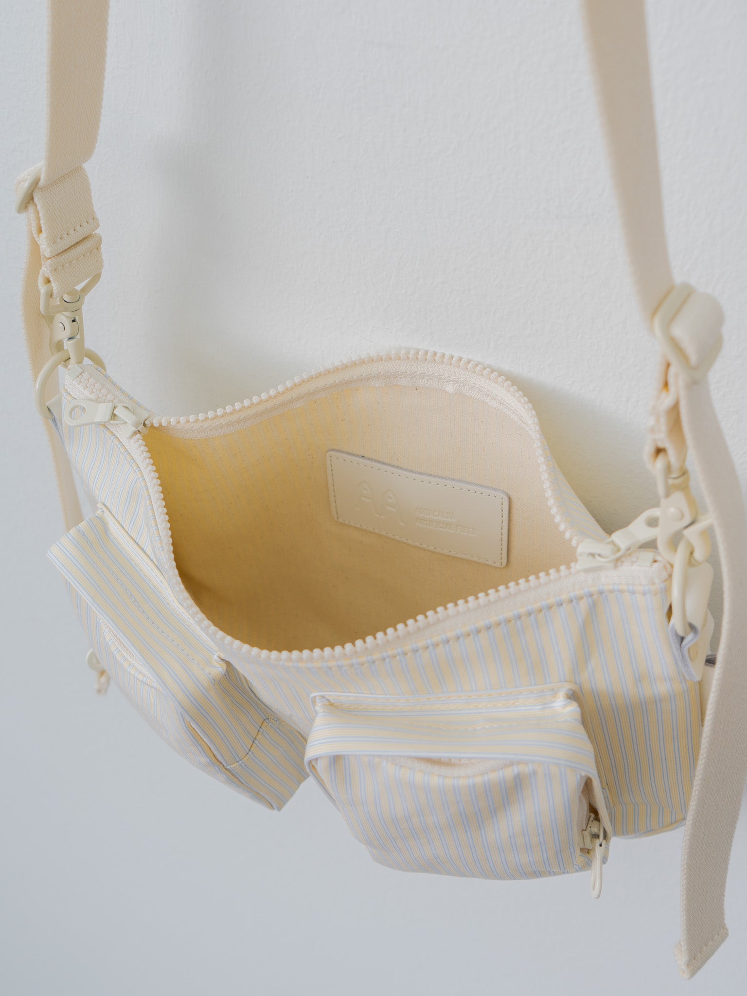 Namu Shop - Amiacalva Cotton Polyester Bodybag S - Stripe Yellow