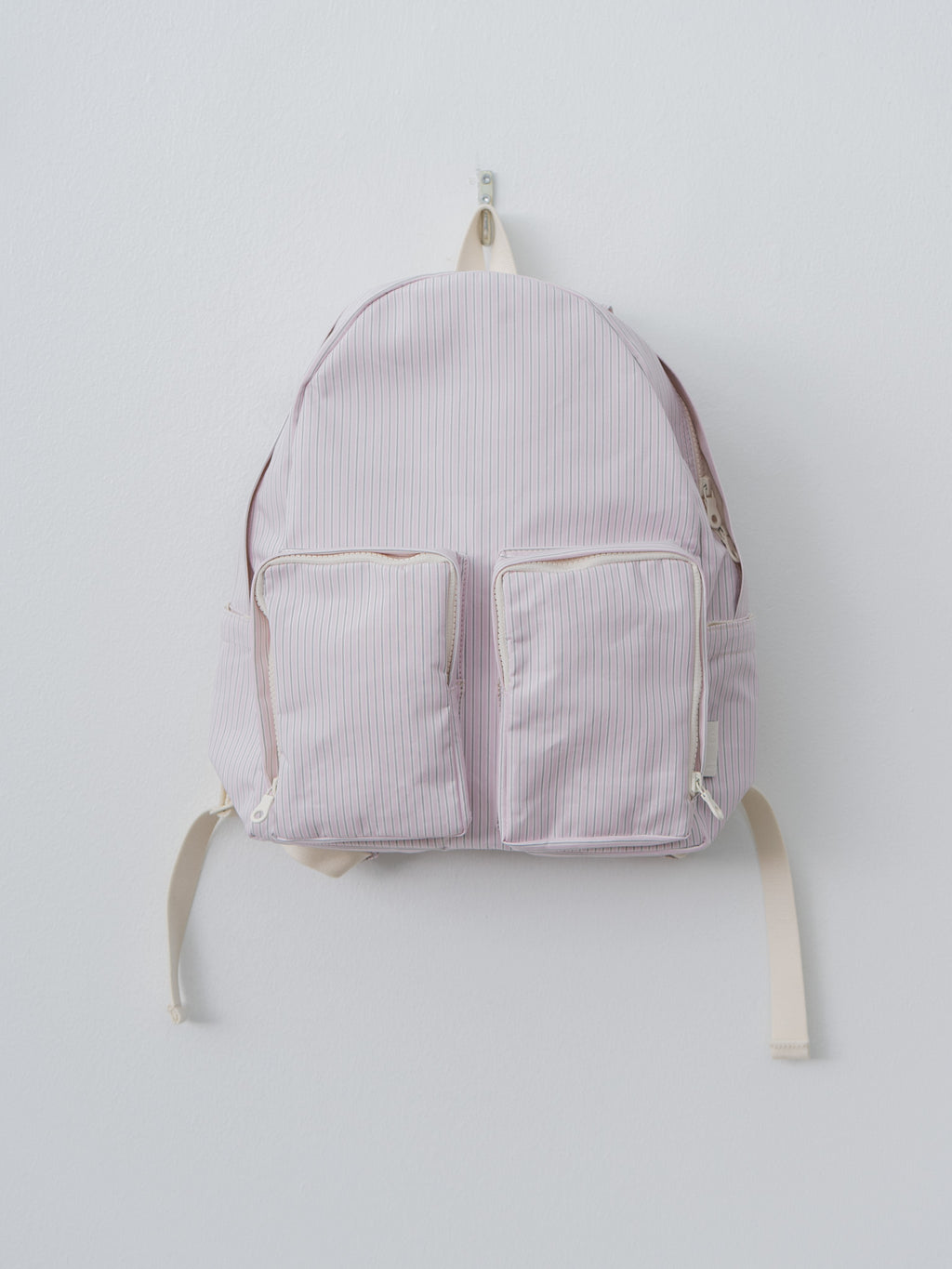 Namu Shop - Amiacalva Cotton Polyester Backpack S - Stripe Pink