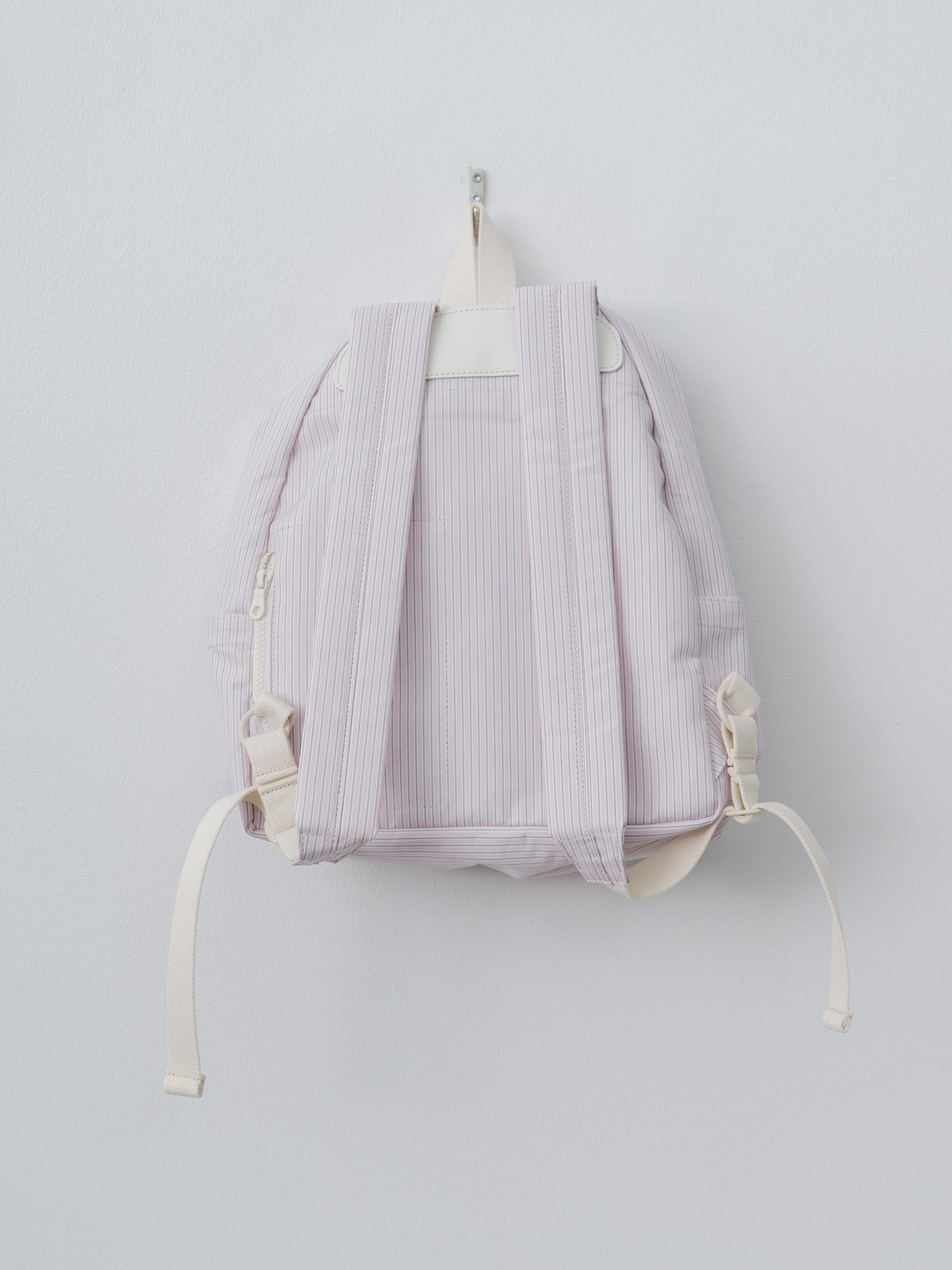 Namu Shop - Amiacalva Cotton Polyester Backpack S - Stripe Pink
