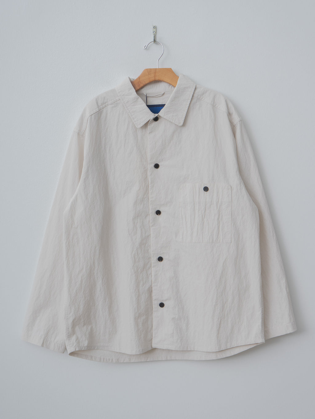 Namu Shop - Document Cotton Nylon French Shirt - Ivory