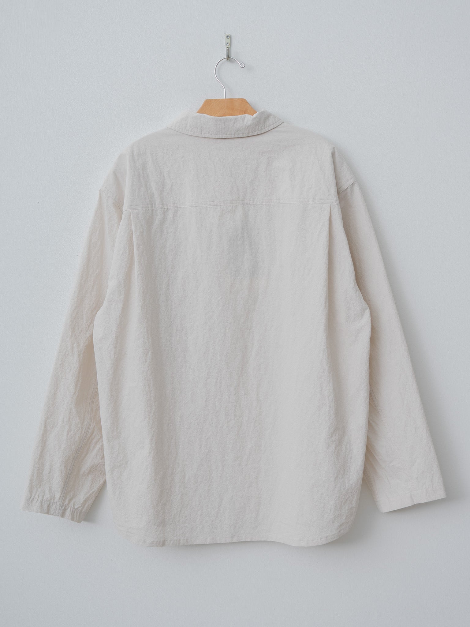 Namu Shop - Document Cotton Nylon French Shirt - Ivory