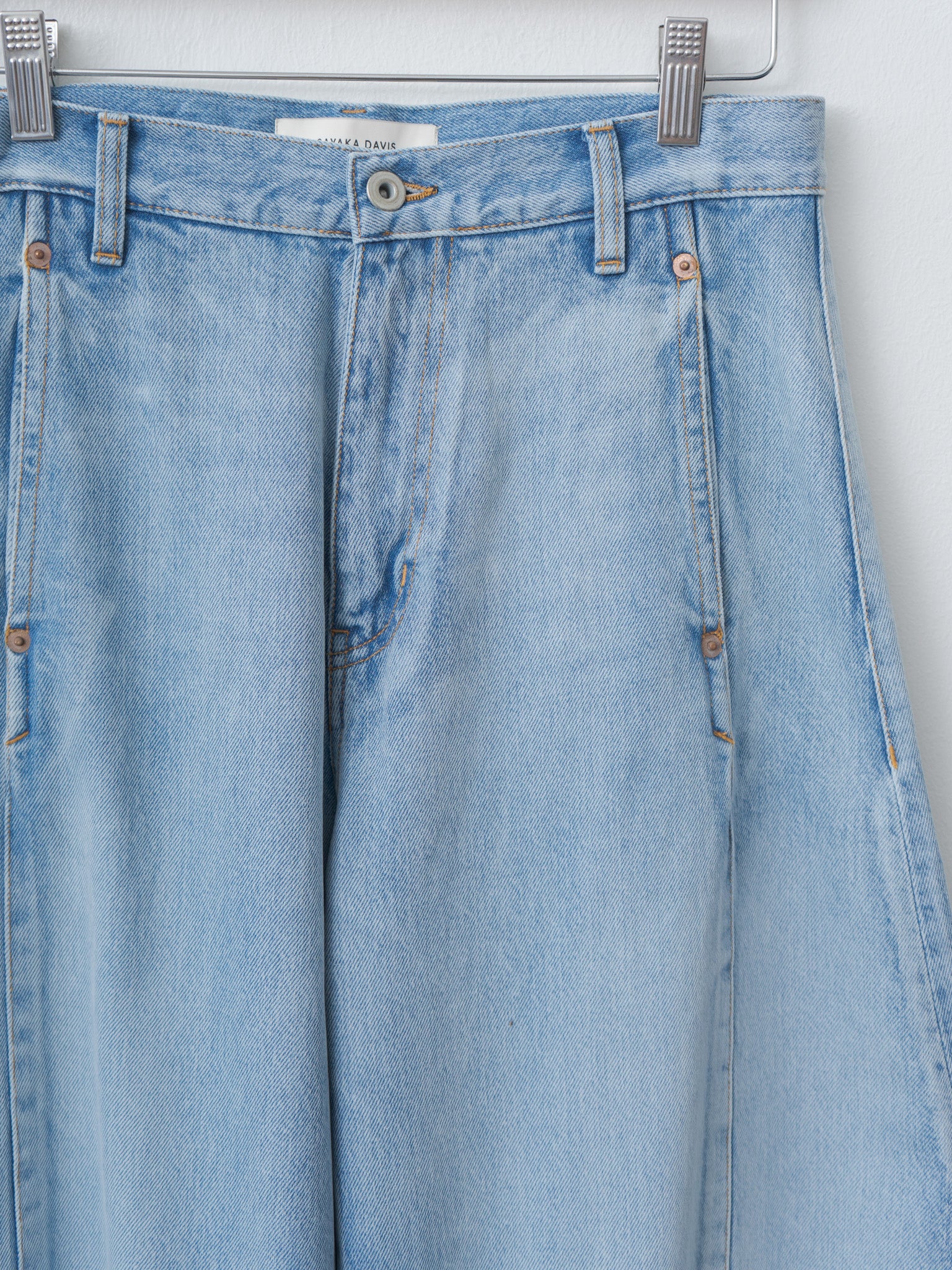 Namu Shop - Sayaka Davis Barrel Denim - Light Blue