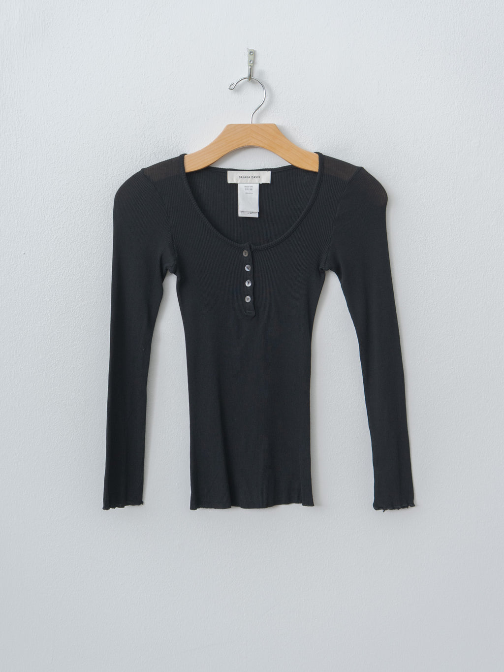 Namu Shop - Sayaka Davis Henry Tee - Black