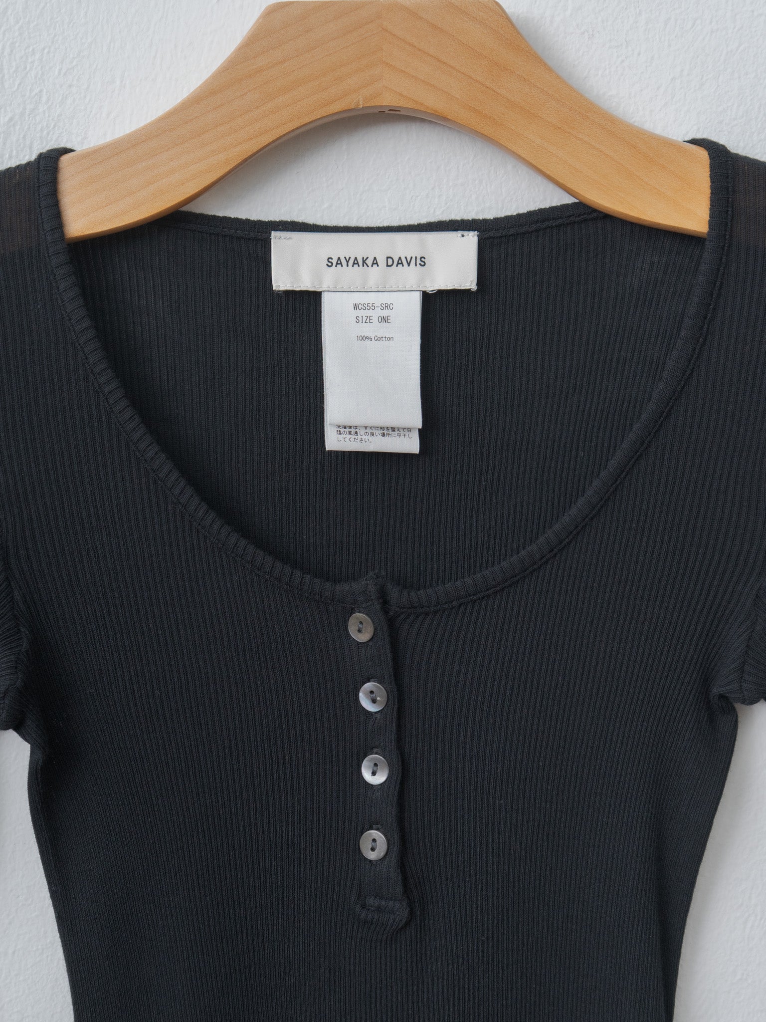 Namu Shop - Sayaka Davis Henry Tee - Black