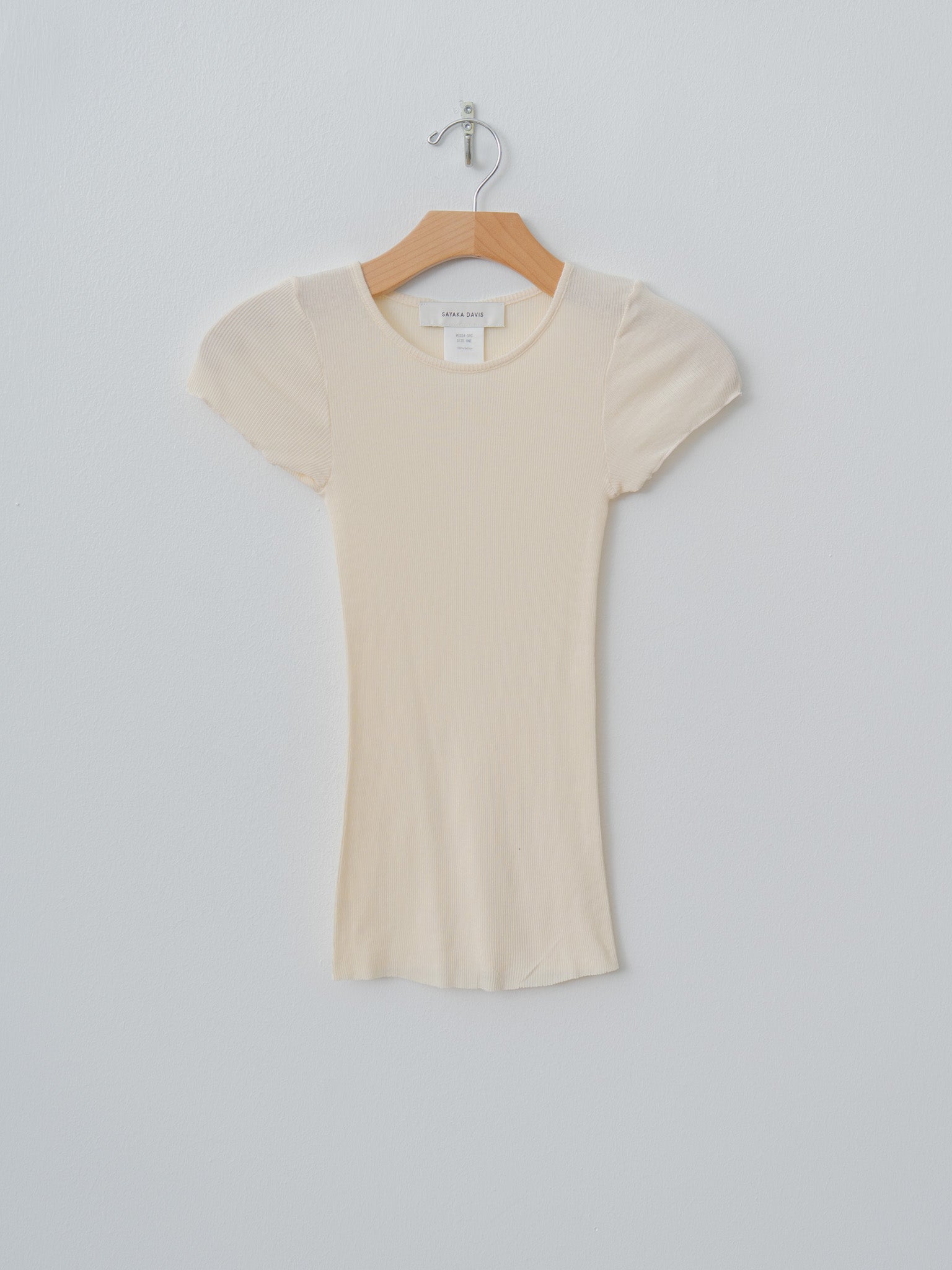 Namu Shop - Sayaka Davis Cap Sleeve Tee - Peach