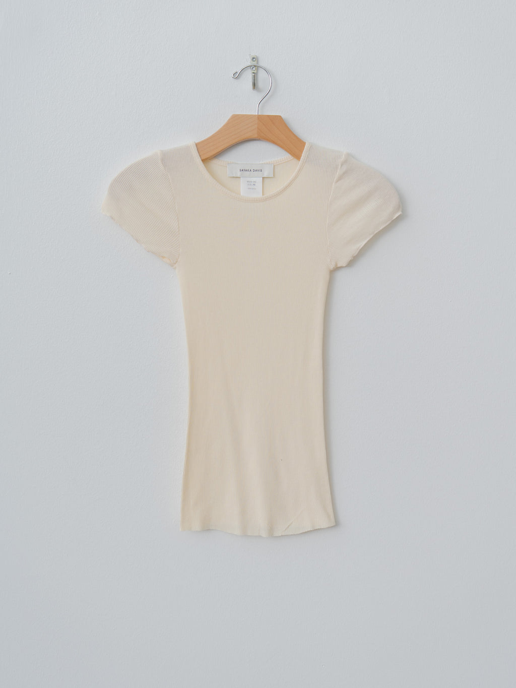 Namu Shop - Sayaka Davis Cap Sleeve Tee - Peach