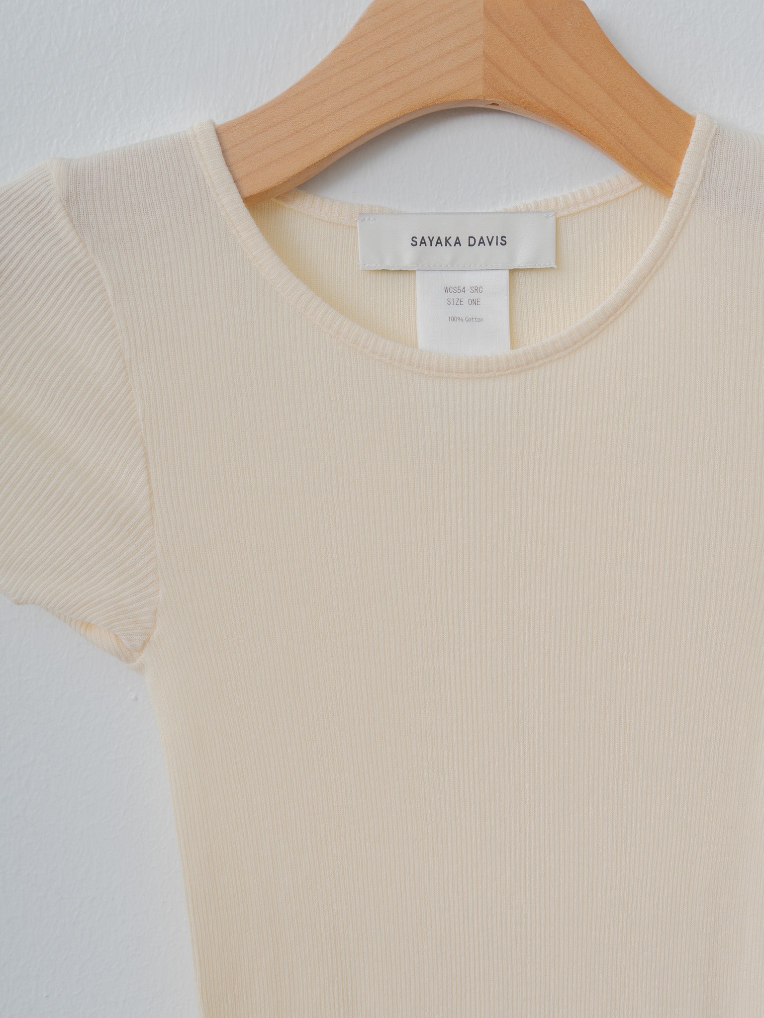 Namu Shop - Sayaka Davis Cap Sleeve Tee - Peach