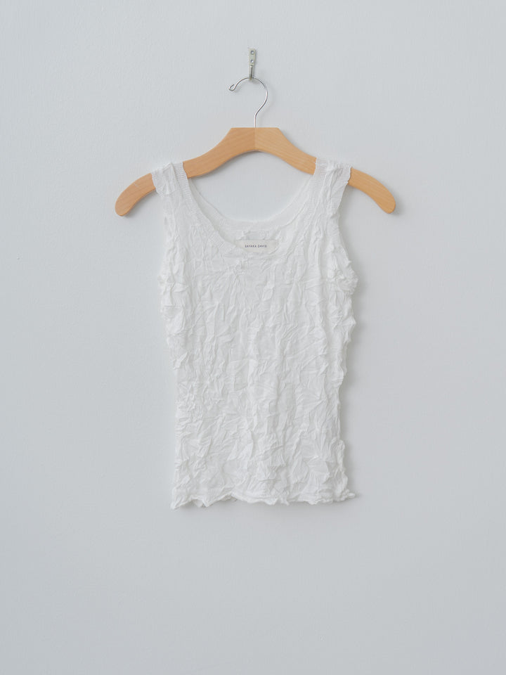 Namu Shop - Sayaka Davis Crinkled Knit Tank - White