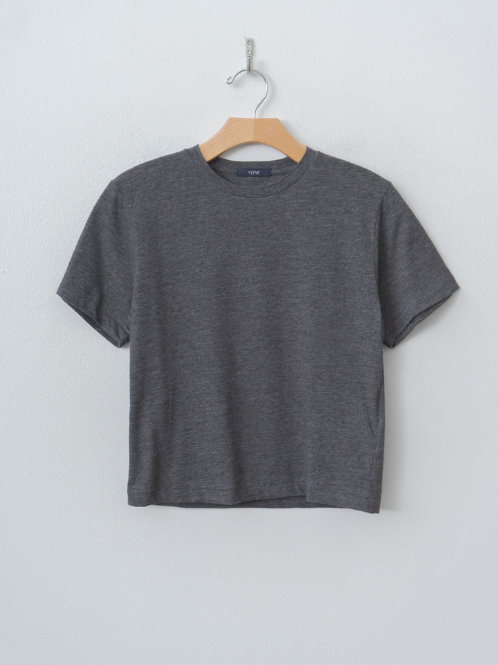 Namu Shop - Yleve T/C Slub Yarn Jersey T - Charcoal
