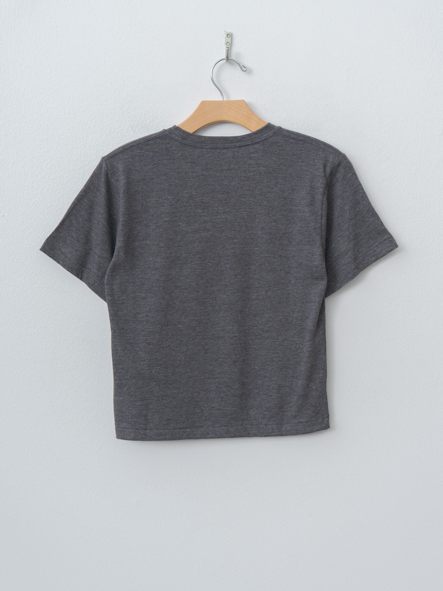 Namu Shop - Yleve T/C Slub Yarn Jersey T - Charcoal