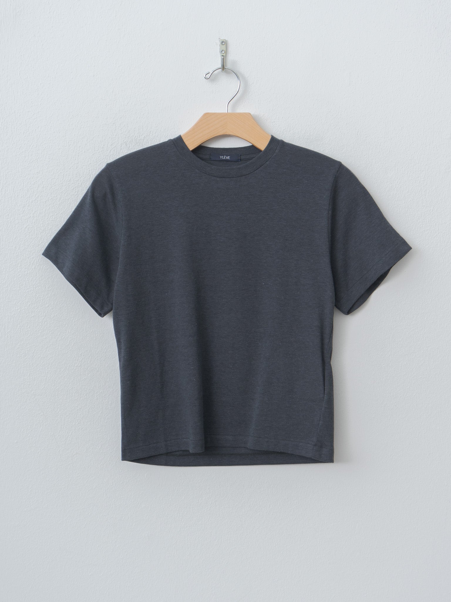 Namu Shop - Yleve T/C Slub Yarn Jersey T - Blue Grey