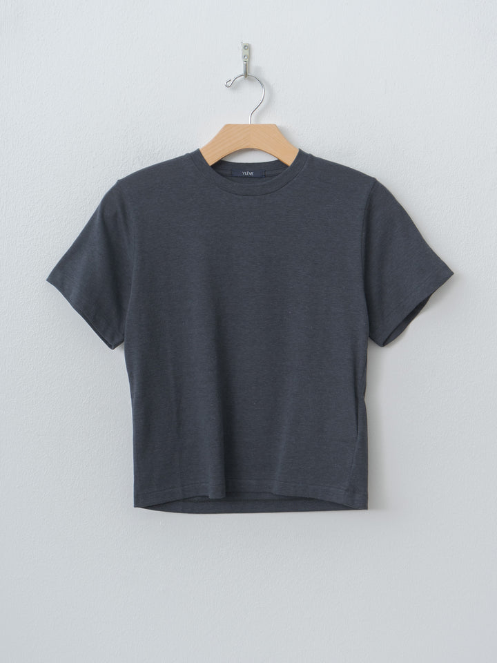 Namu Shop - Yleve T/C Slub Yarn Jersey T - Blue Grey