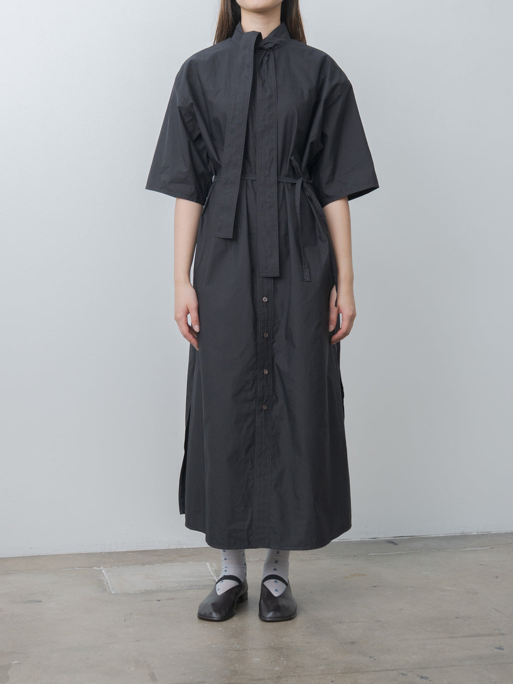 Namu Shop - Lemaire Reversible Tube Dress - Squid Ink