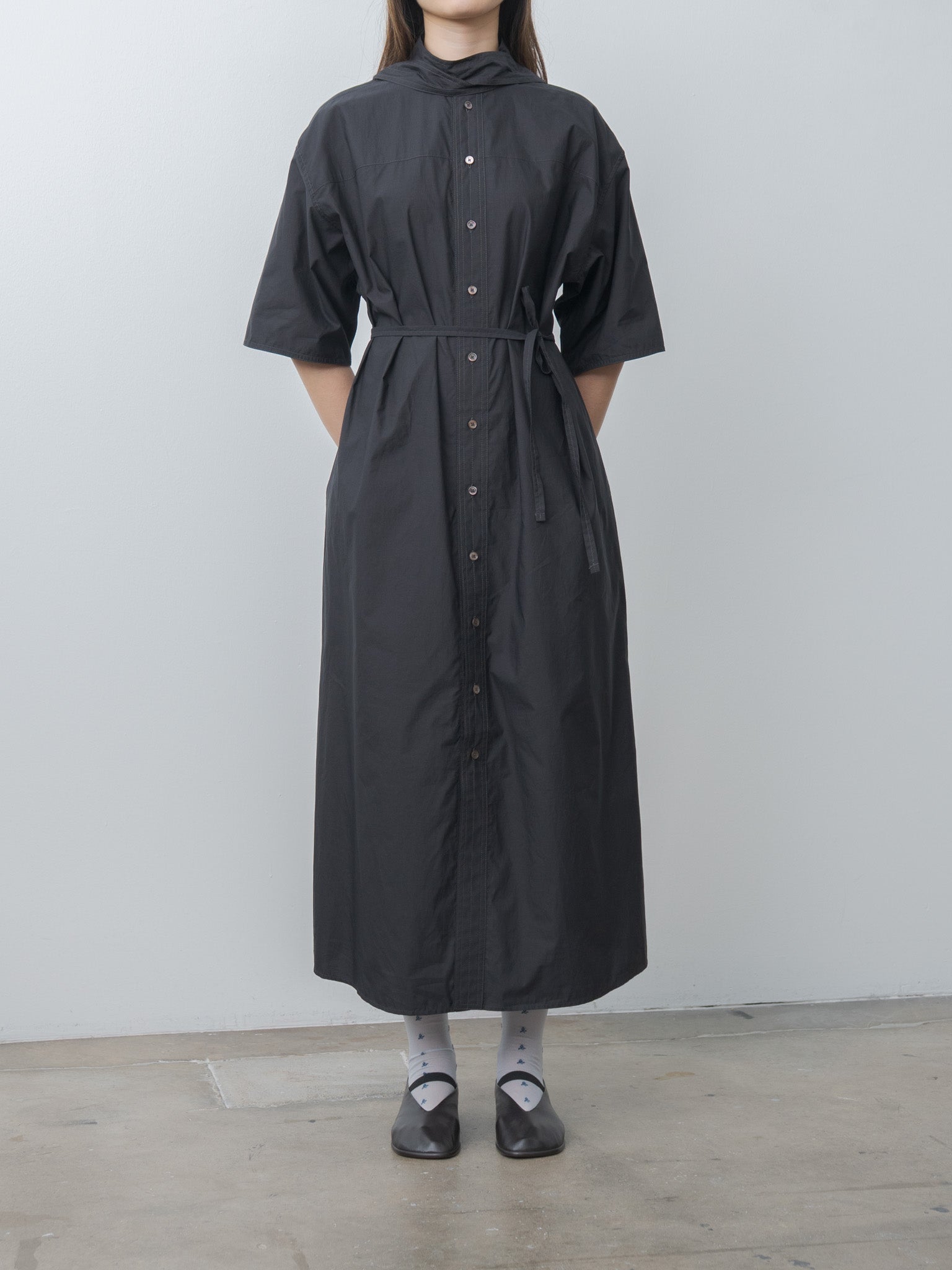Namu Shop - Lemaire Reversible Tube Dress - Squid Ink