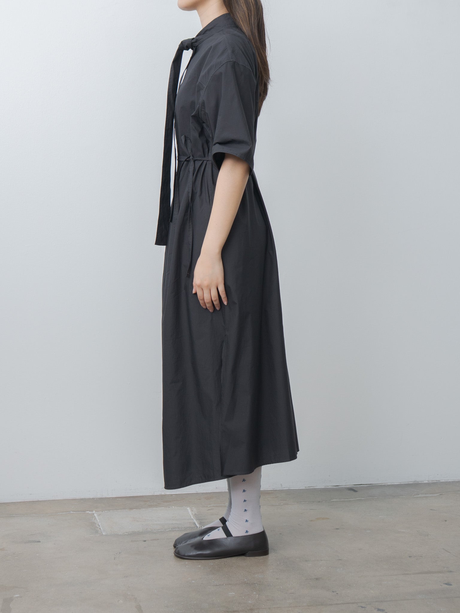Namu Shop - Lemaire Reversible Tube Dress - Squid Ink