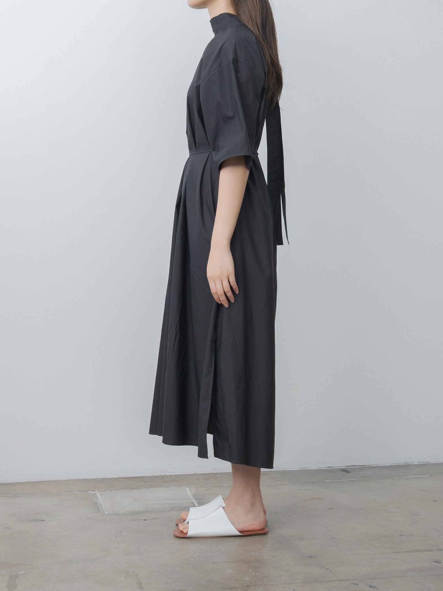 Namu Shop - Lemaire Reversible Tube Dress - Squid Ink