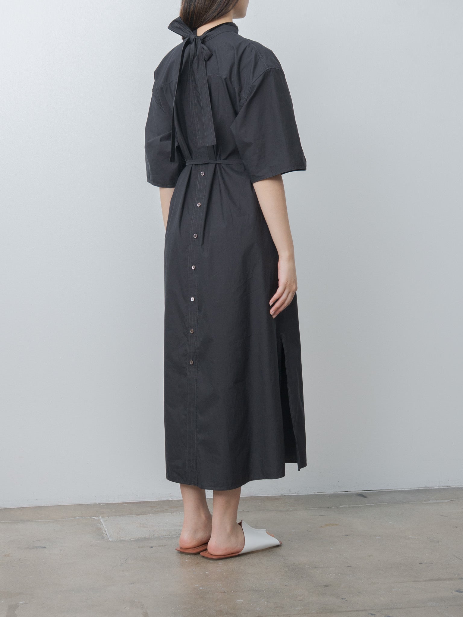 Namu Shop - Lemaire Reversible Tube Dress - Squid Ink