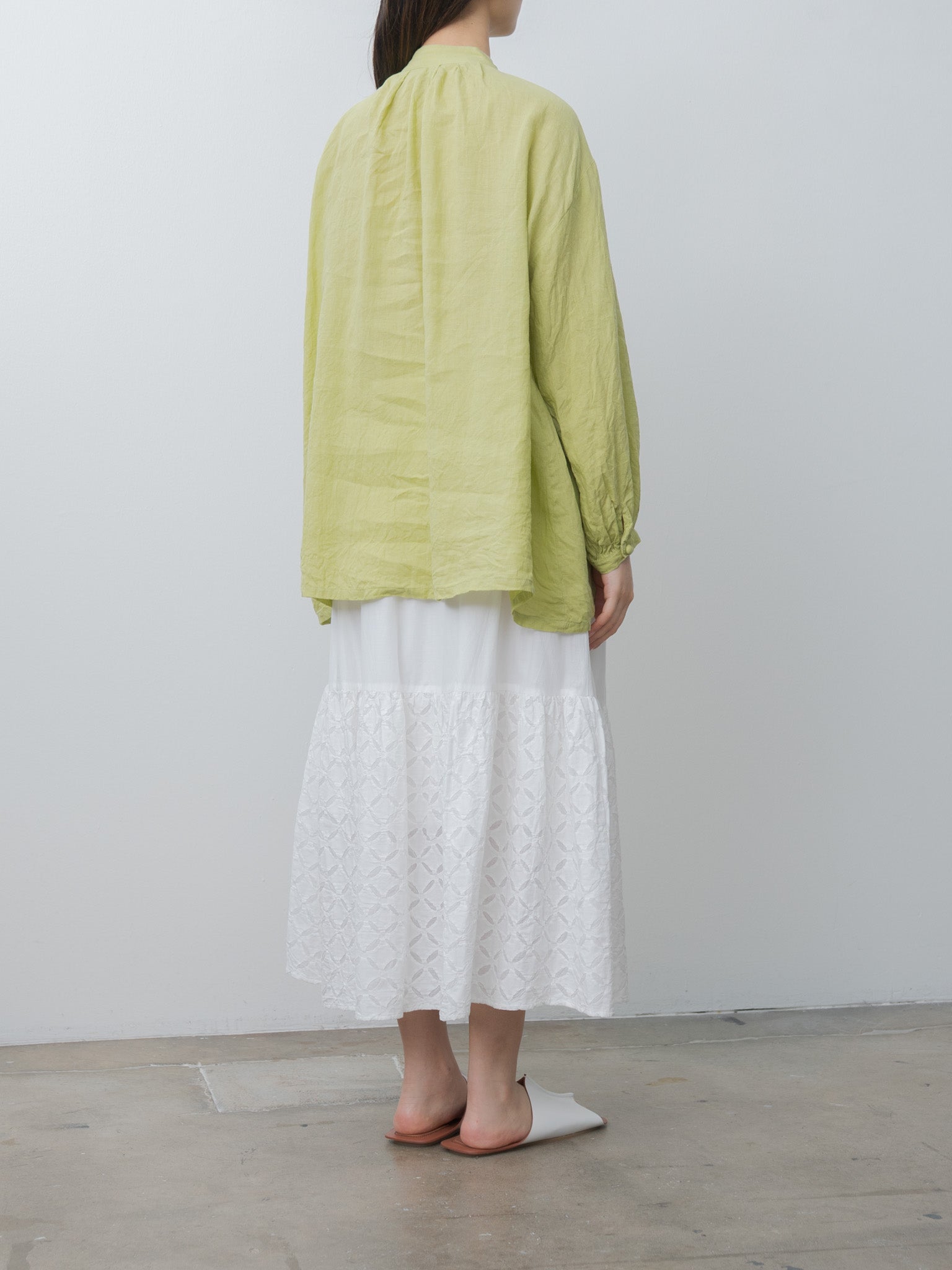 Namu Shop - Ichi Antiquites French Linen Shirt - Pistachio