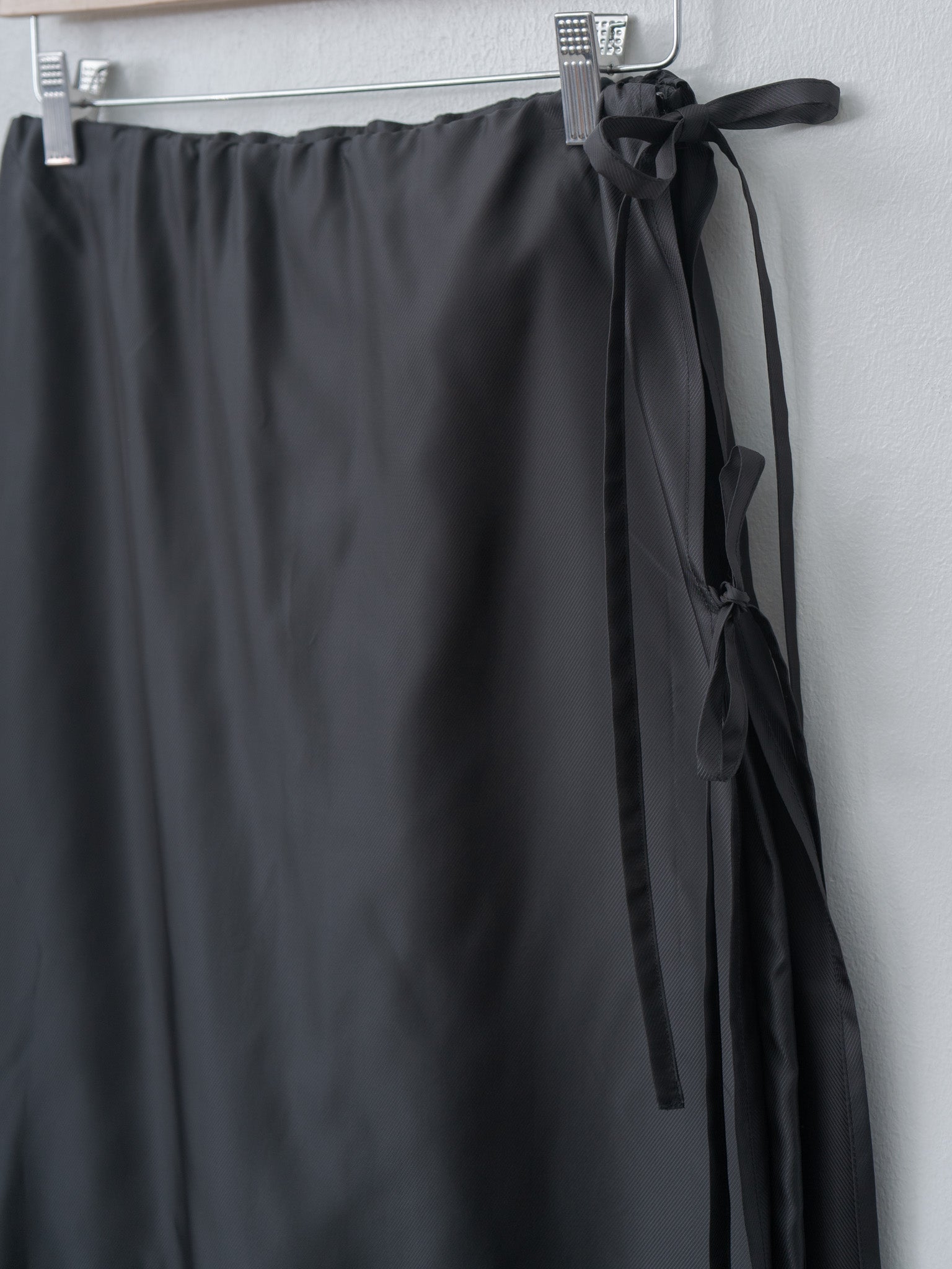 Namu Shop - Inscrire Cupro Layered Pants - Black