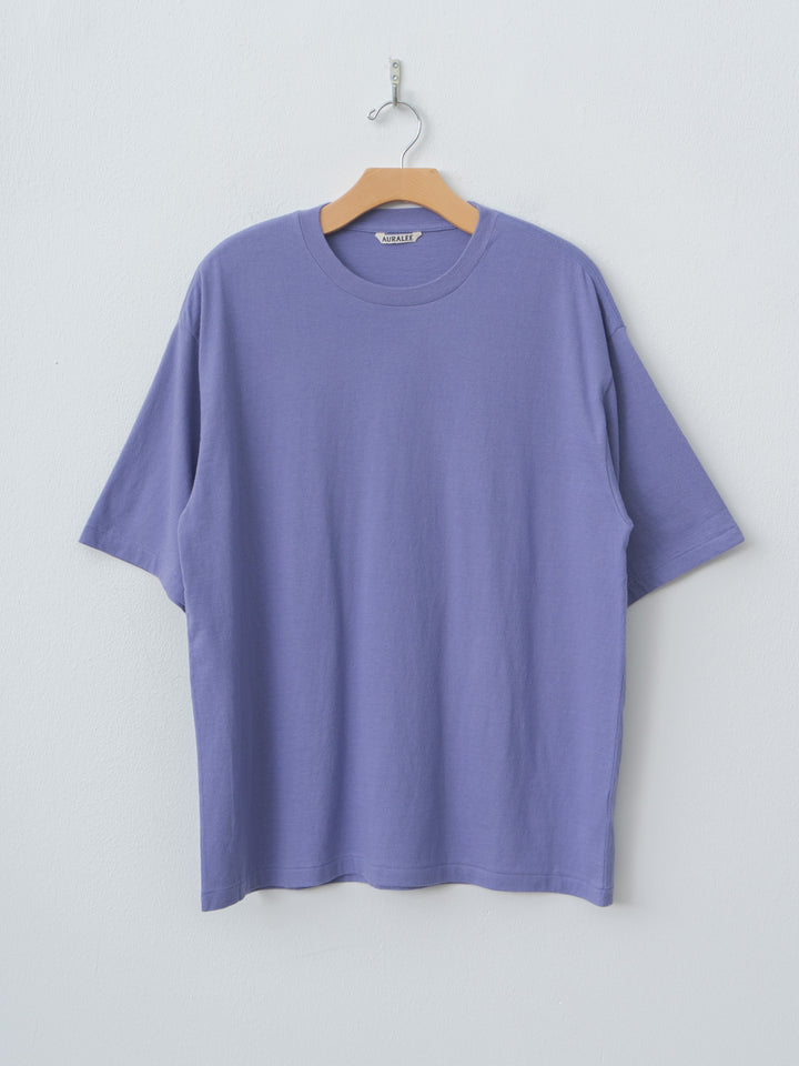 Namu Shop - Auralee Brushed Organic Cotton Jersey Tee - Light Purple