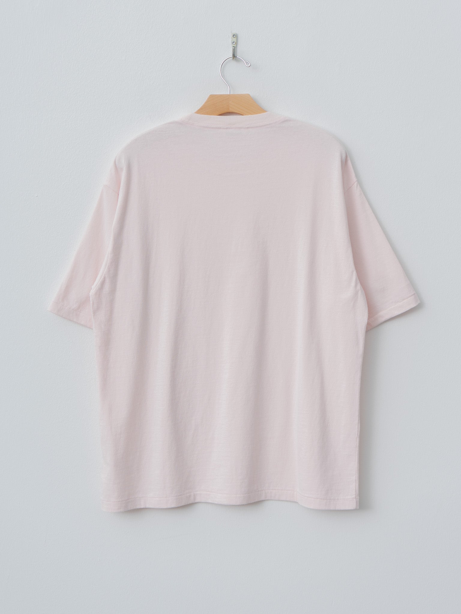 Namu Shop - Auralee Brushed Organic Cotton Jersey Tee - Pale Pink