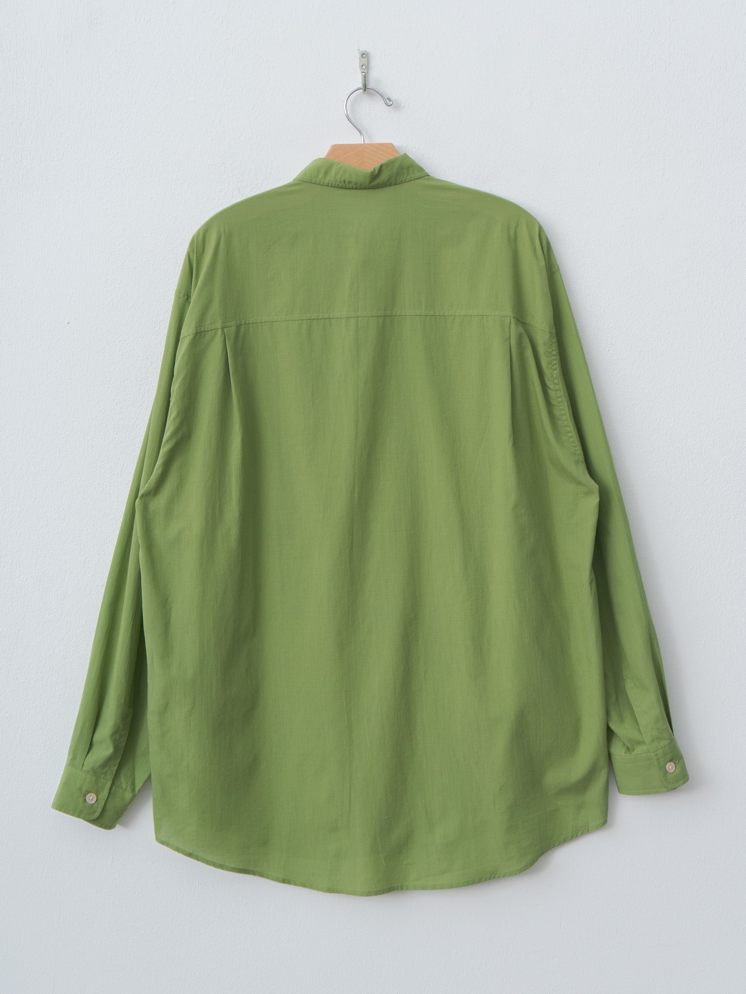 Namu Shop - Auralee Super Fine Cotton Lawn Shirt - Dusty Green