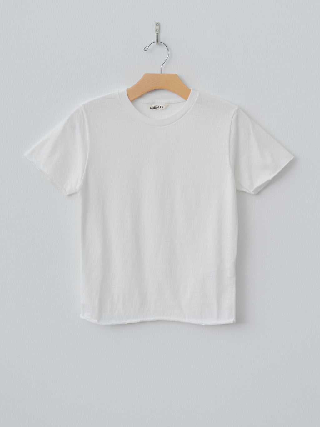 Namu Shop - Auralee Brushed Organic Cotton Jersey Tee - White