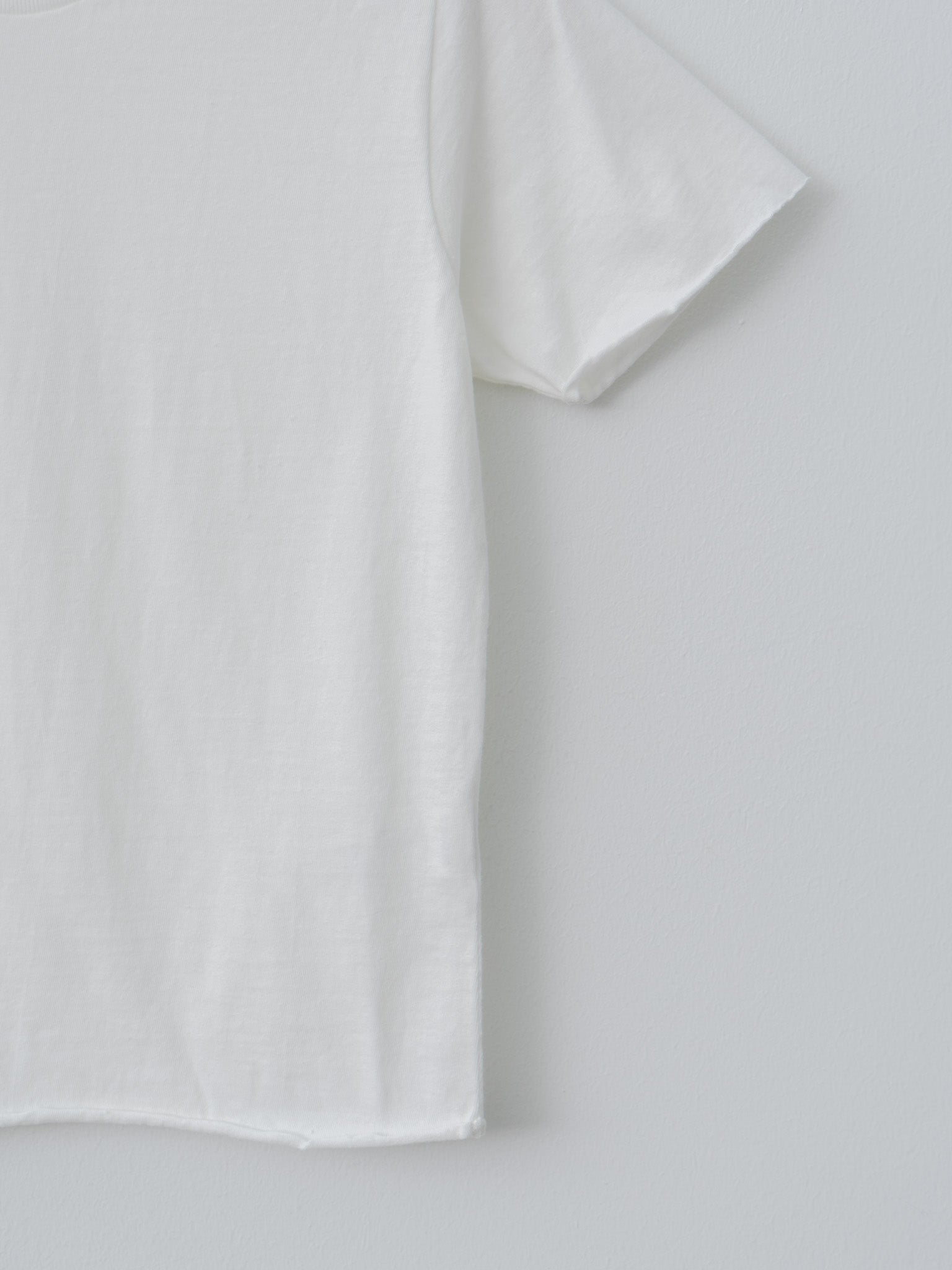 Namu Shop - Auralee Brushed Organic Cotton Jersey Tee - White