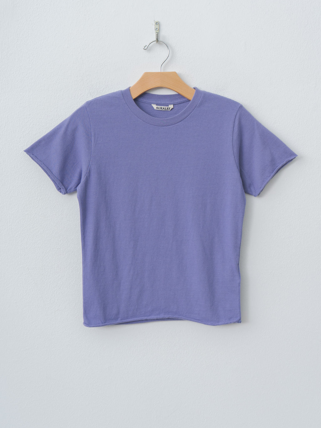 Namu Shop - Auralee Brushed Organic Cotton Jersey Tee - Light Purple