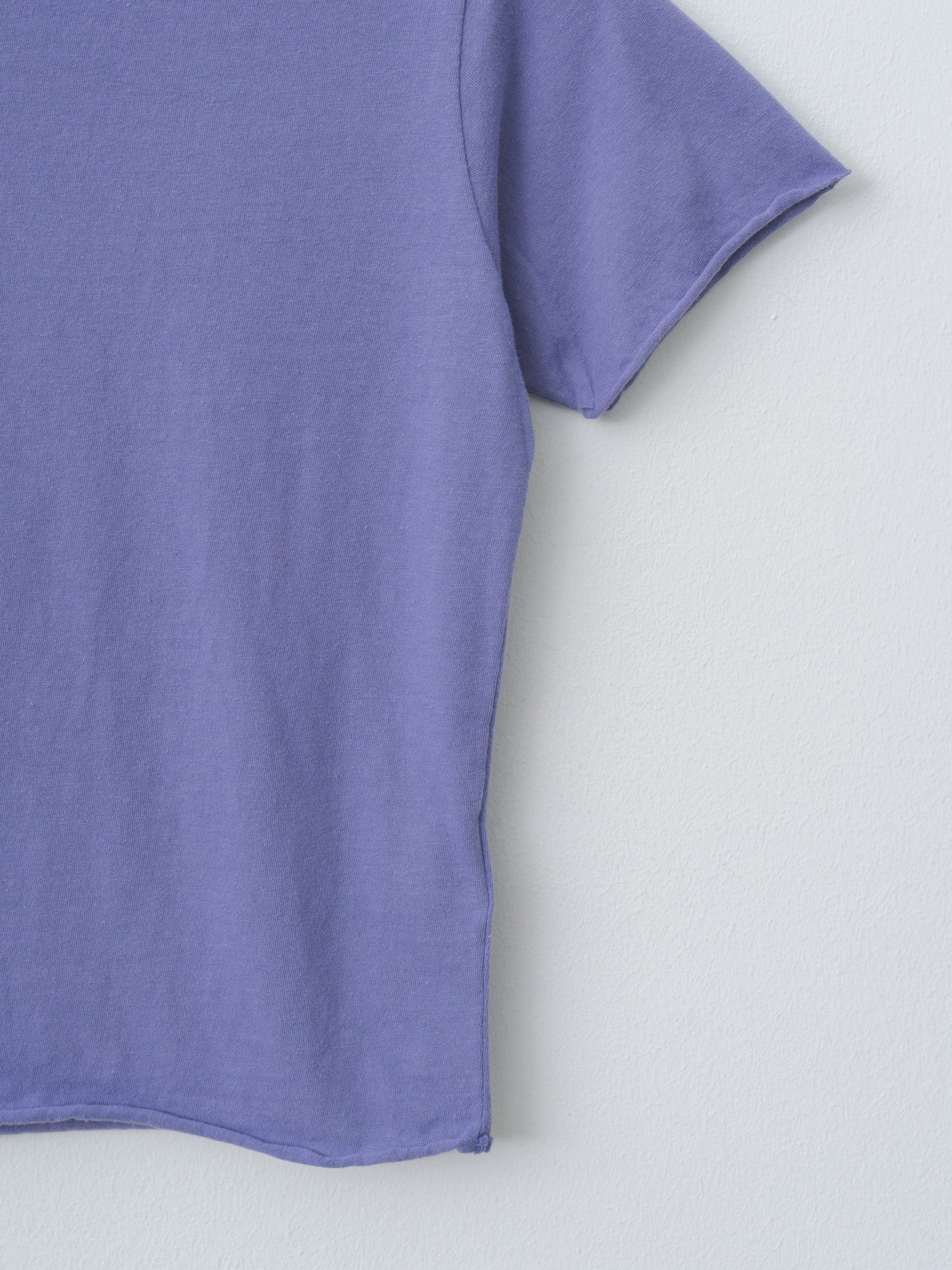 Namu Shop - Auralee Brushed Organic Cotton Jersey Tee - Light Purple