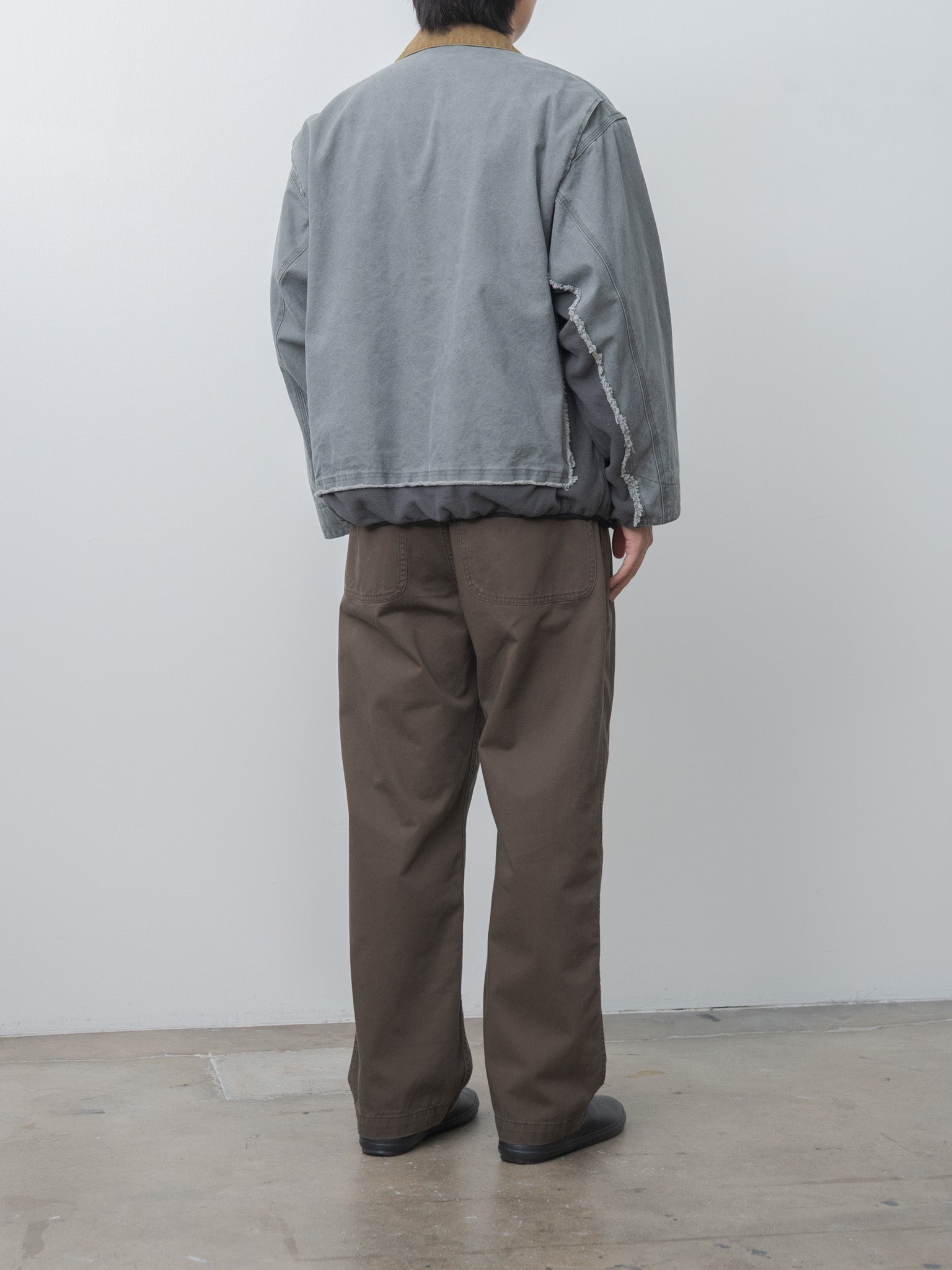 Namu Shop - Yoke Connected Work Jacket - Gray