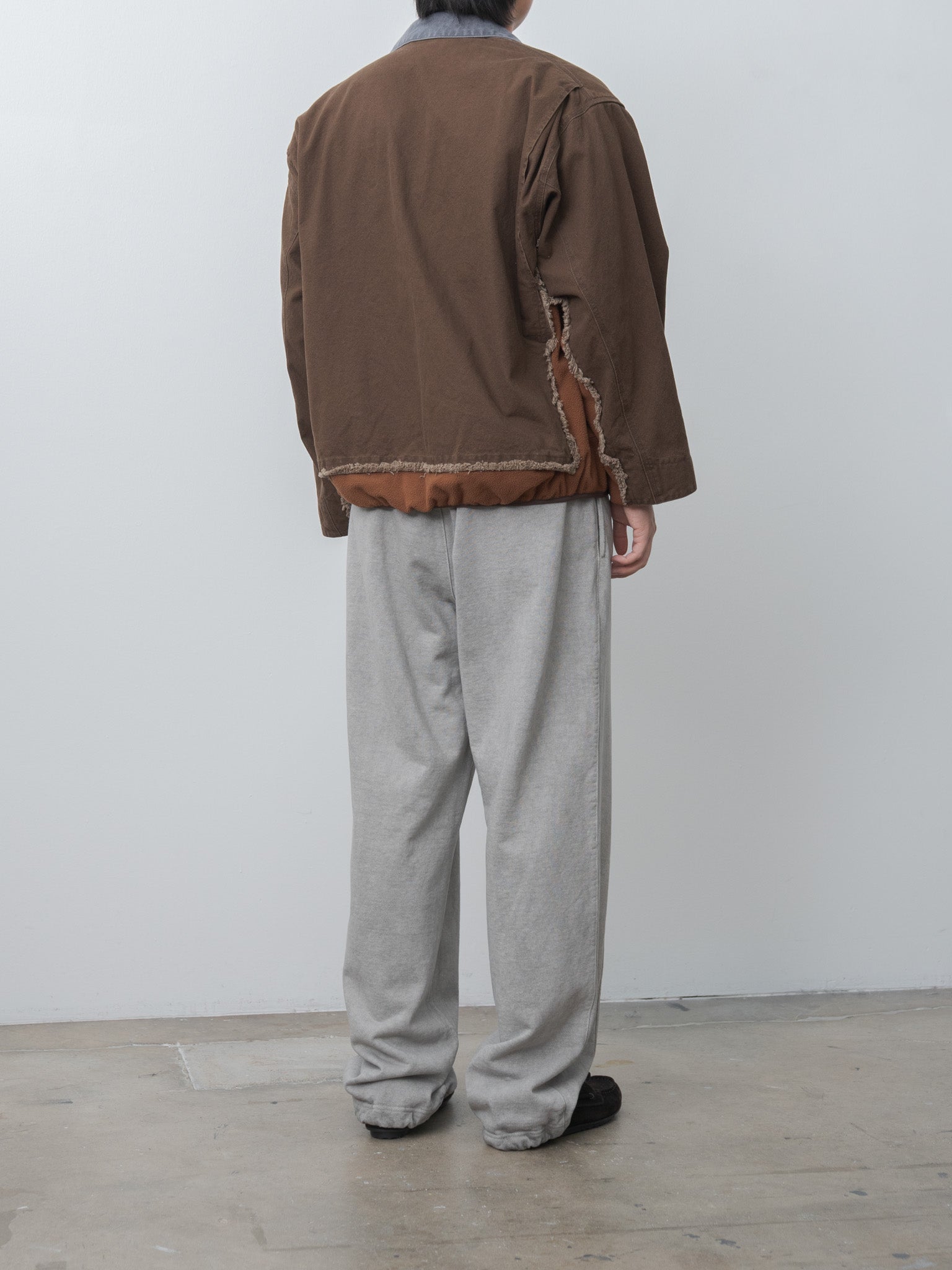Namu Shop - Yoke Garment-dyed Lounge Pants - Gray