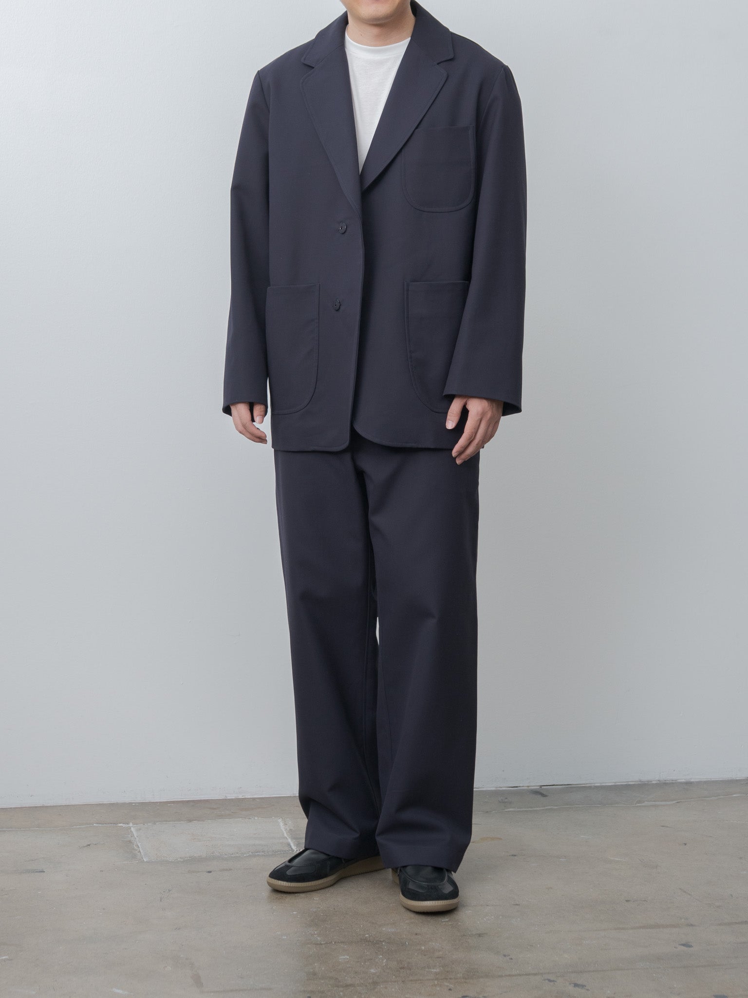 Namu Shop - Document High Density Cotton Painter Pants - Navy