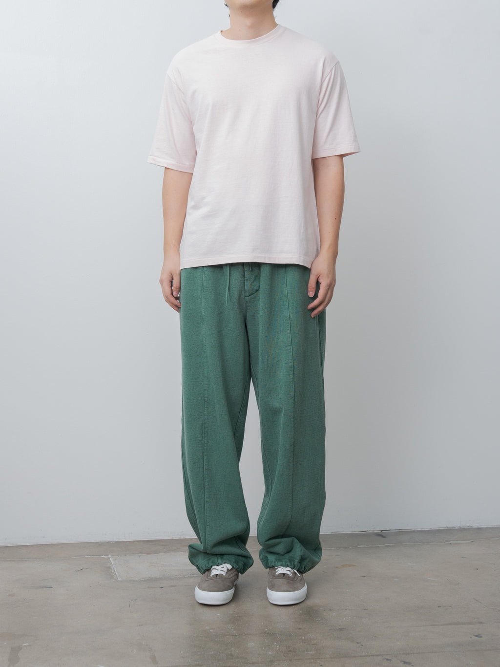 Namu Shop - Yoke Garment-dyed Lounge Pants - Green