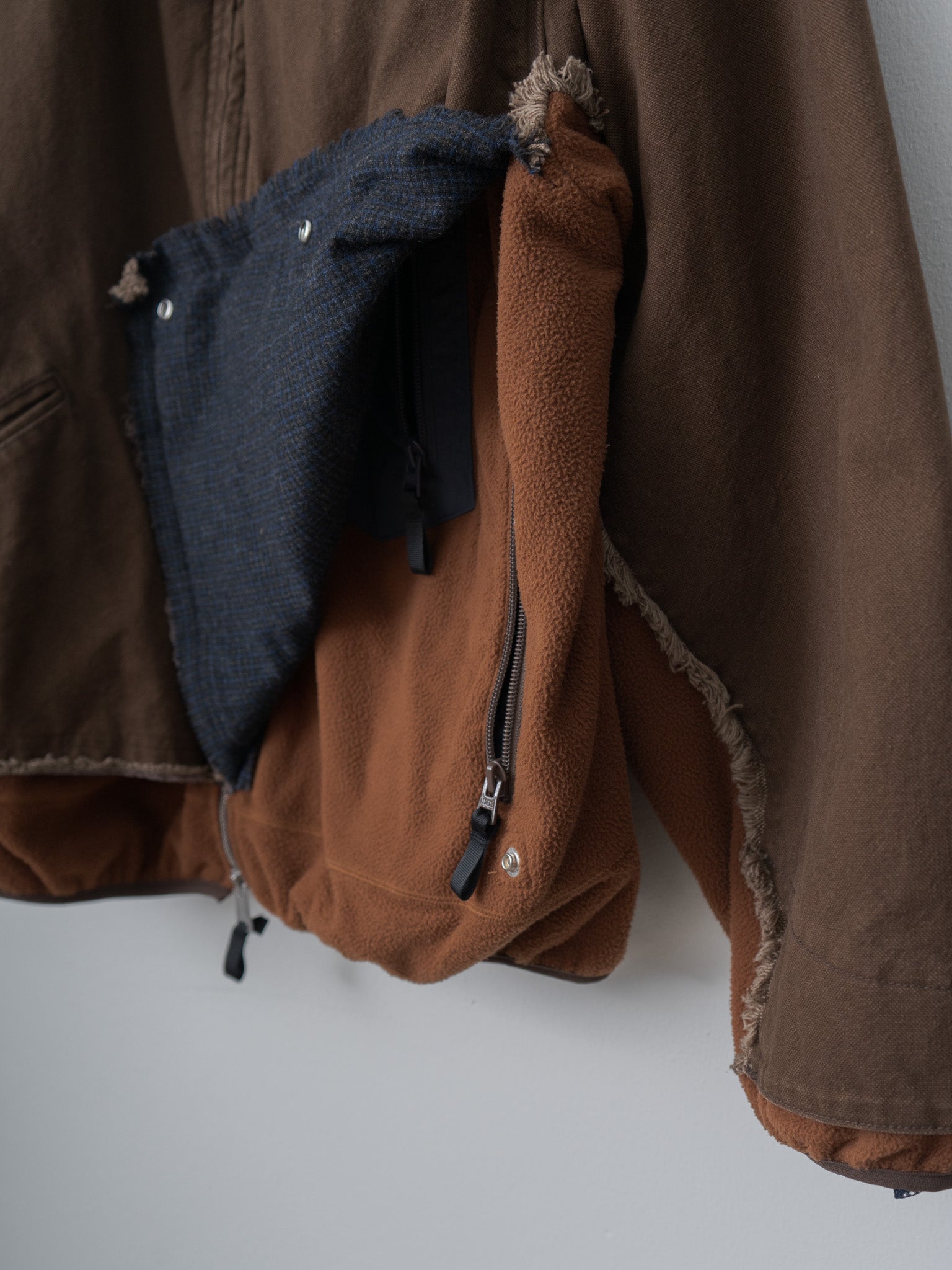 Namu Shop - Yoke Connected Work Jacket - Brown