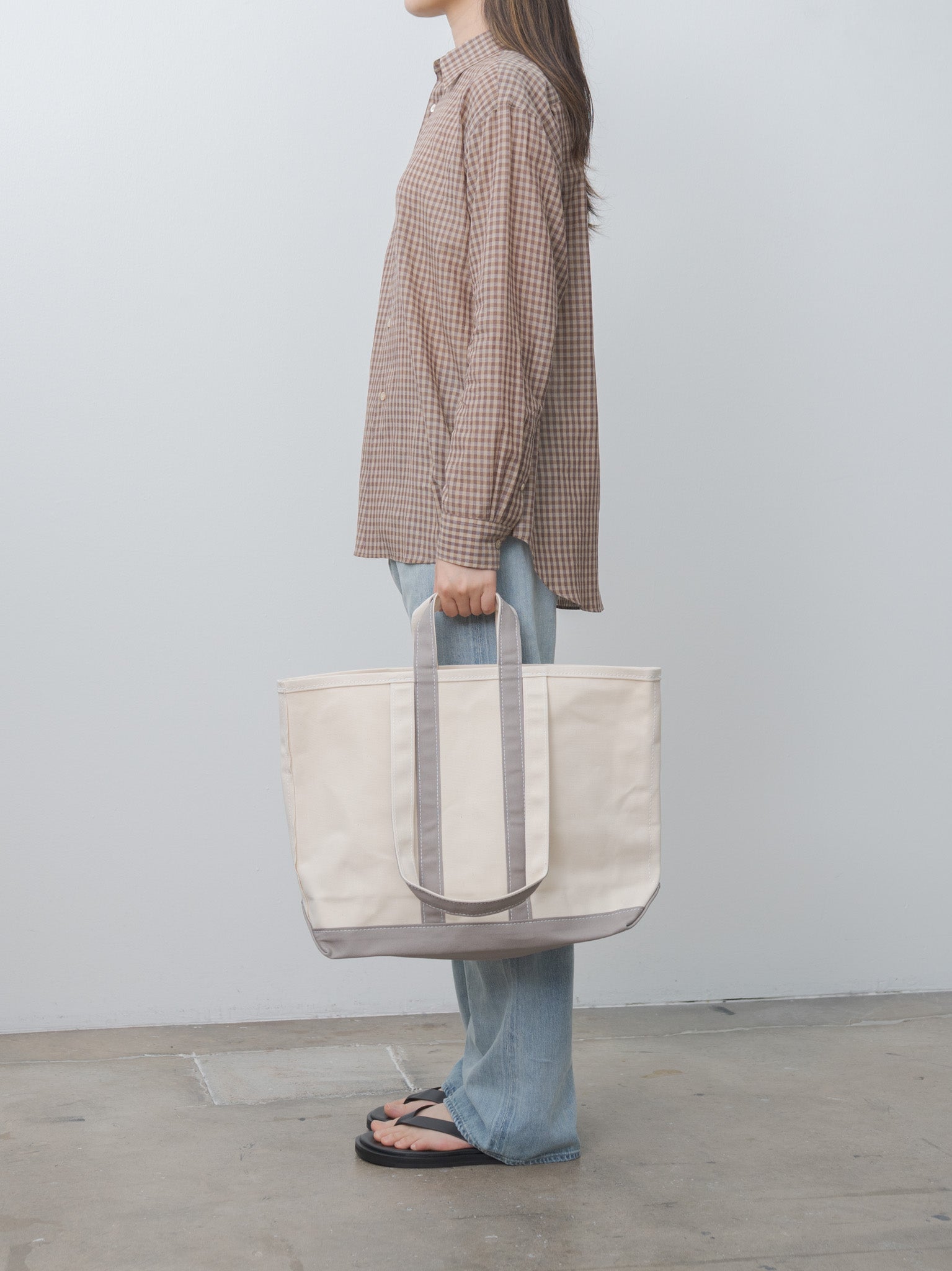Namu Shop - Tembea Market Tote - Natural/Gray