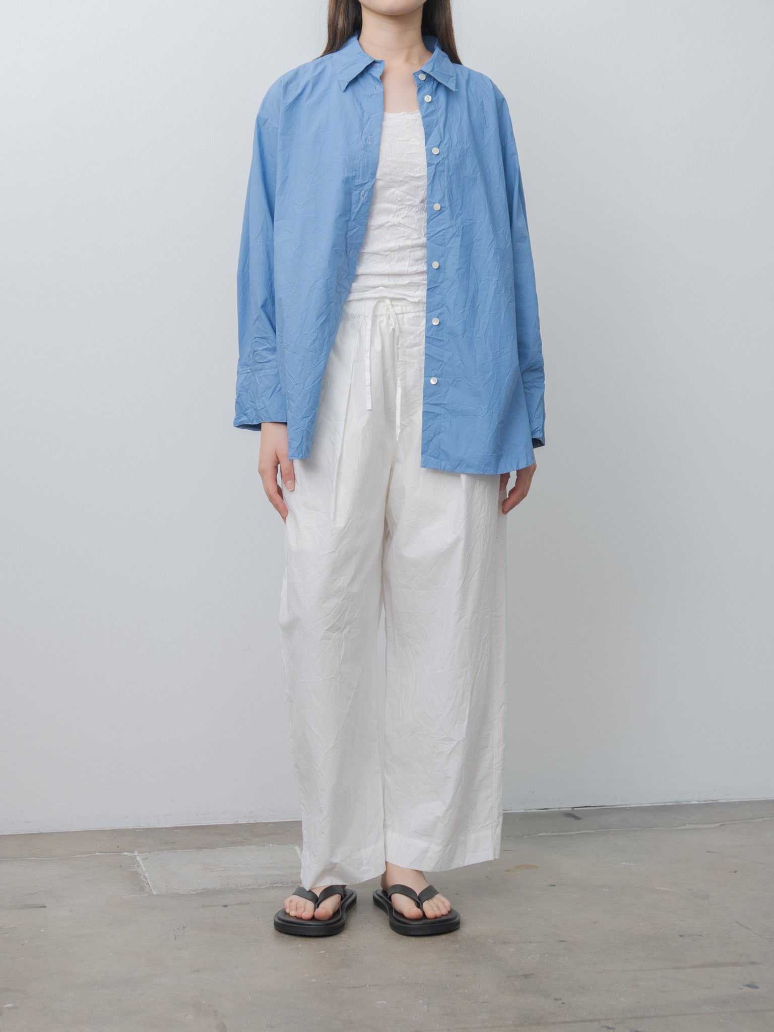 Namu Shop - Sayaka Davis Tucked Pull-on Pants - White