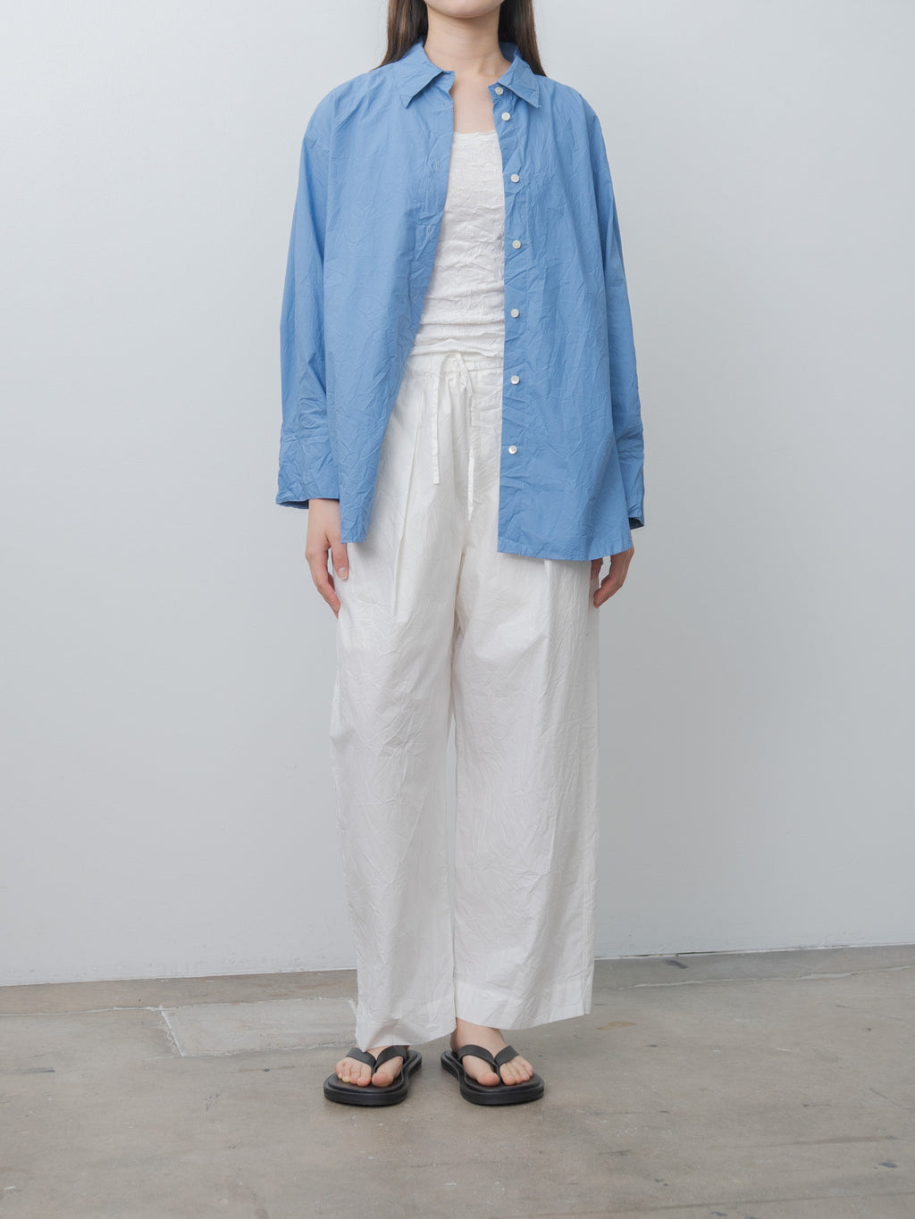 Namu Shop - Sayaka Davis Tucked Pull-on Pants - White