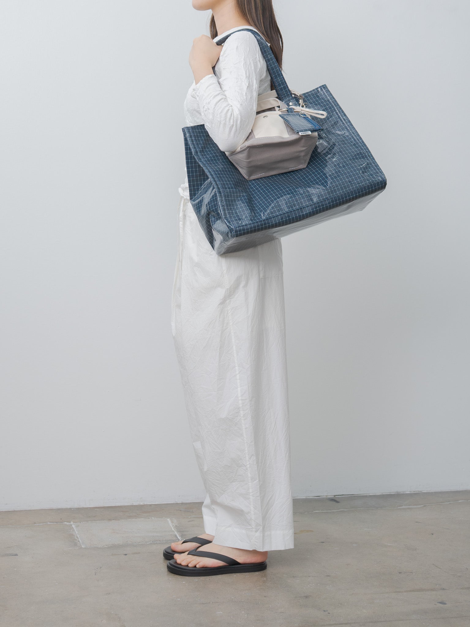Namu Shop - Tembea Tote Bag Mini - Natural/Gray
